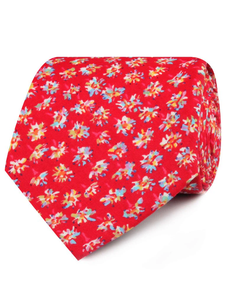 Luis Potosí Pink Floral Necktie - Image 2