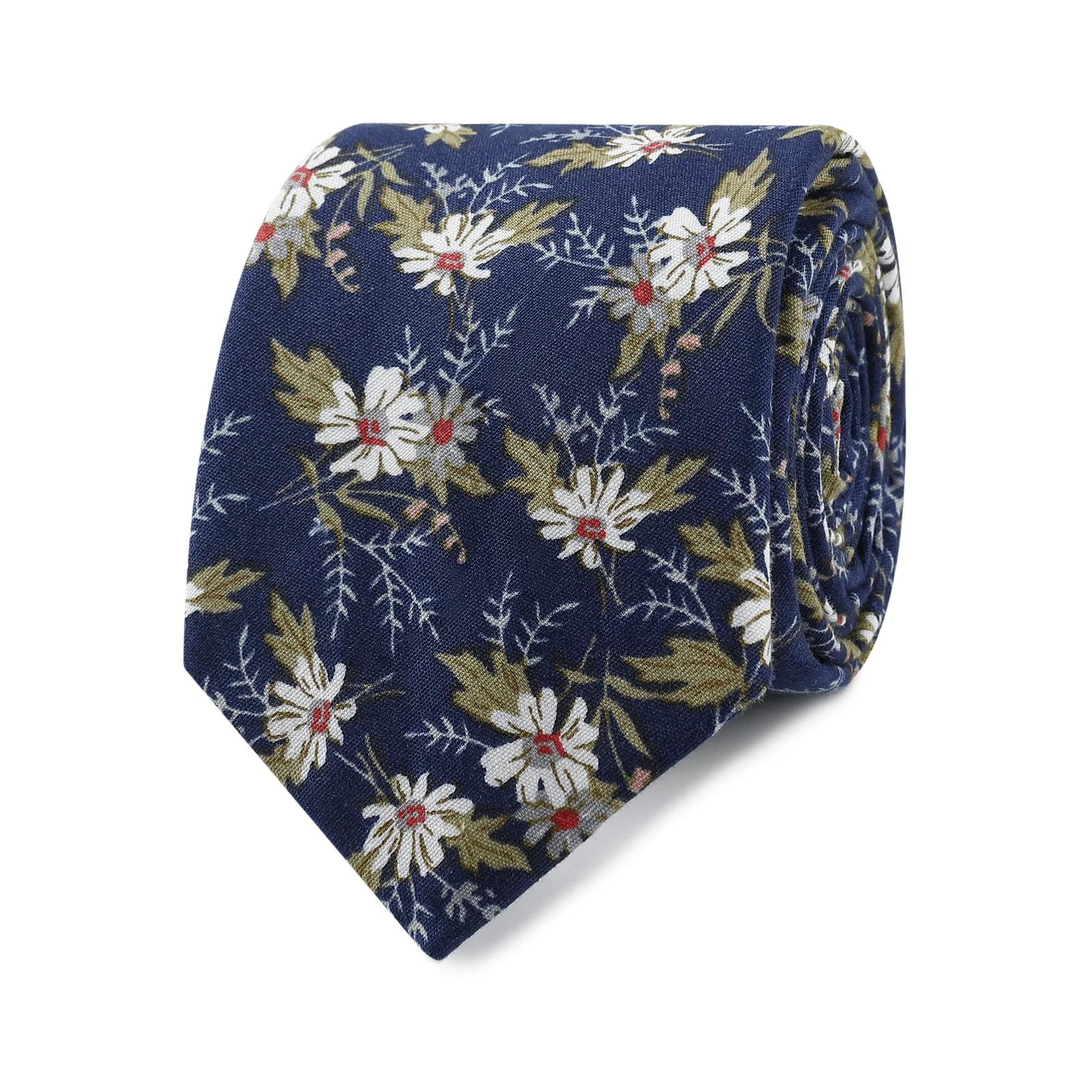 Macapa Midnight Blossom Skinny Tie - Image 2