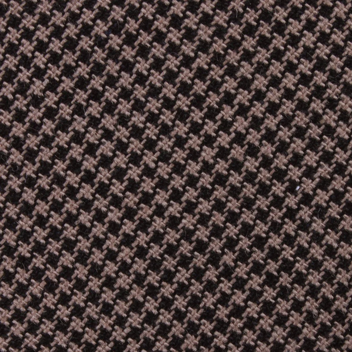 Madrid Brown Houndstooth Skinny Tie - Image 3
