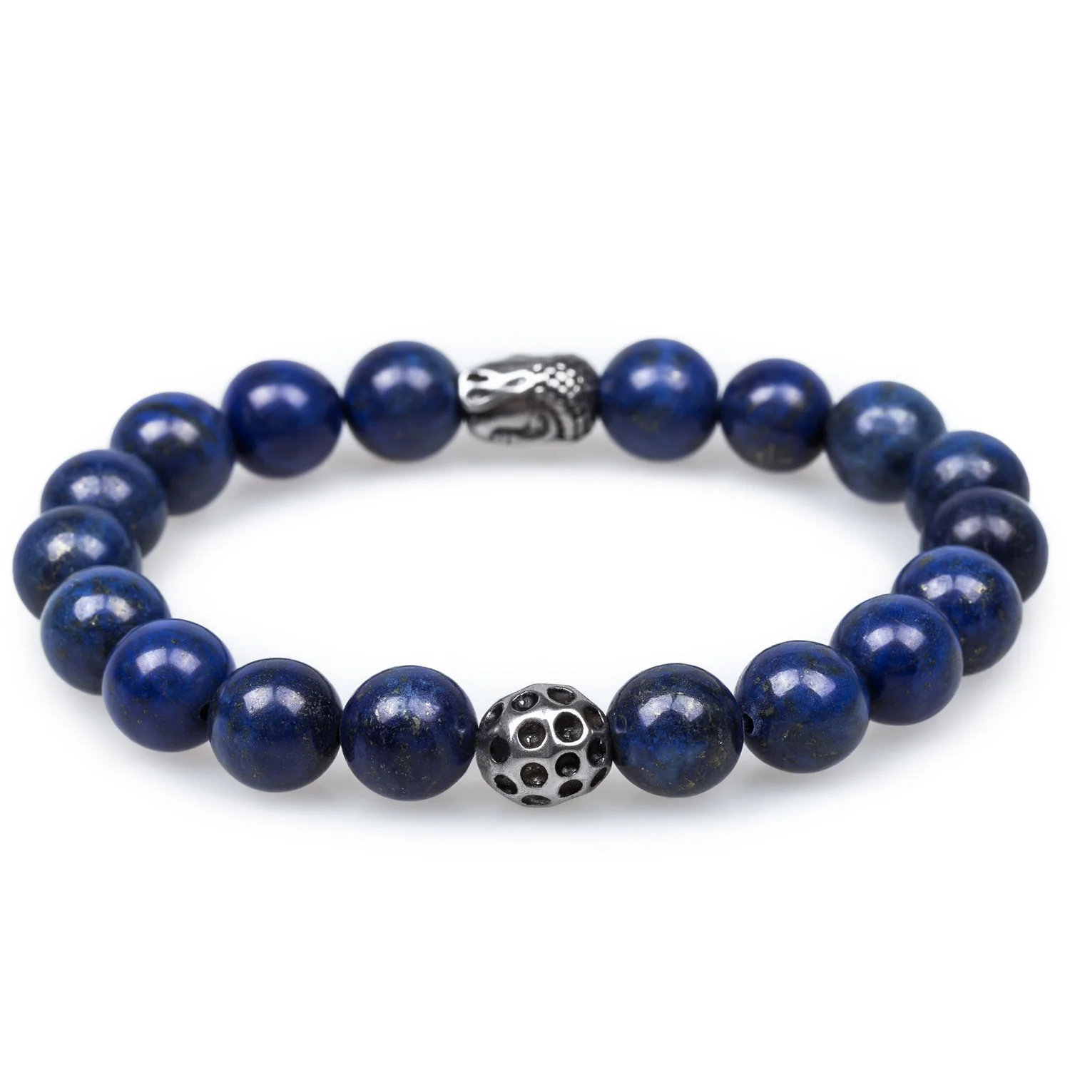 Mantra Lapis Lazuli Buddha Bracelet - Image 2