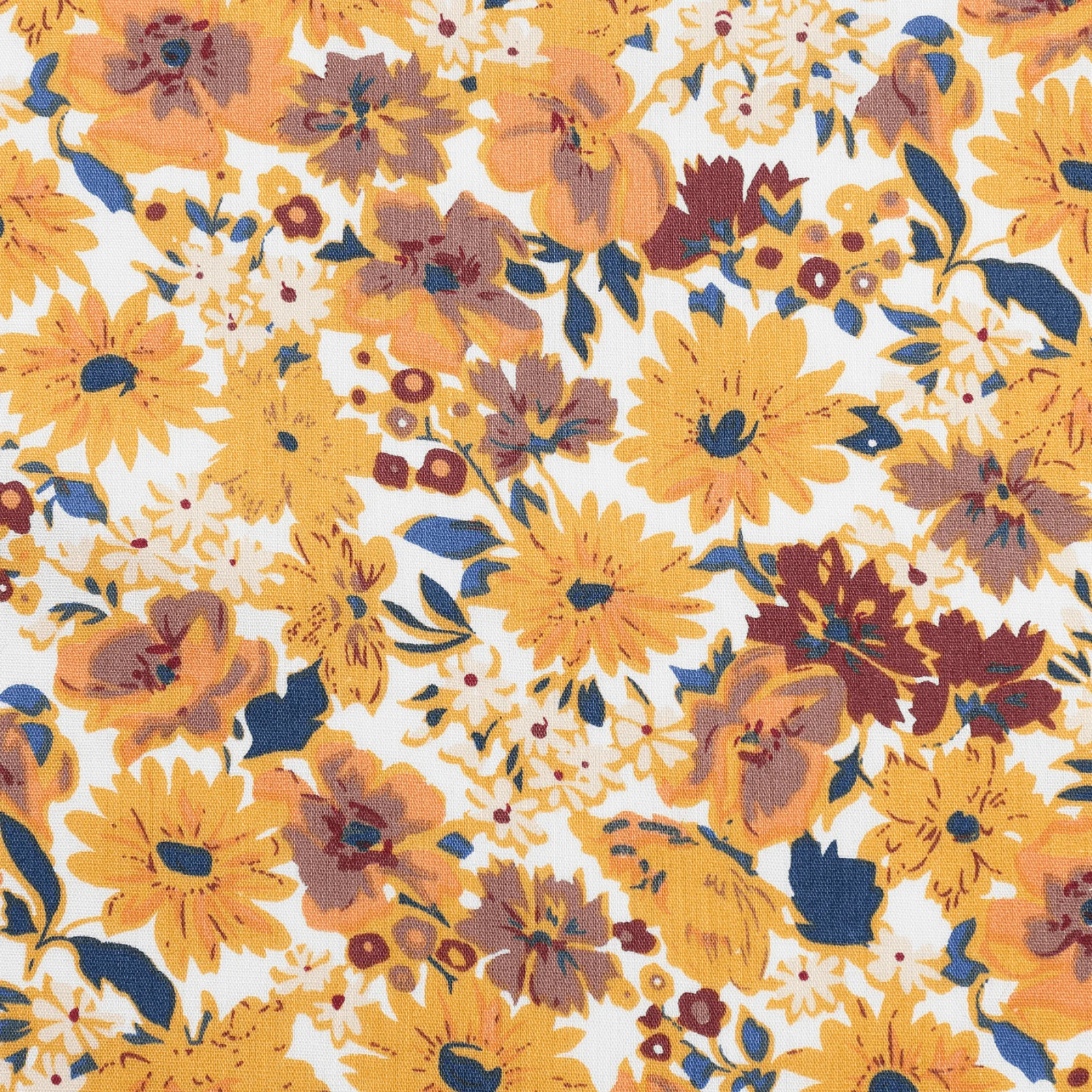 Marigold Meadow Floral Pocket Square - Image 2