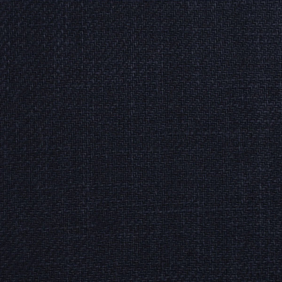 Marine Dark Navy Blue Twill Linen Self Bow Tie - Image 3