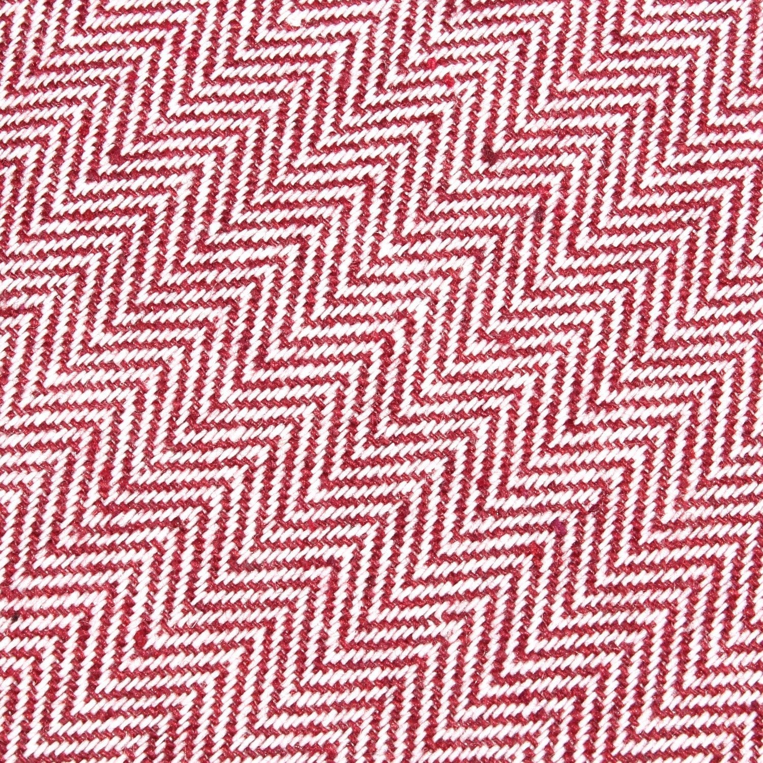 Maroon Herringbone Linen Kids Diamond Bow Tie - Image 2