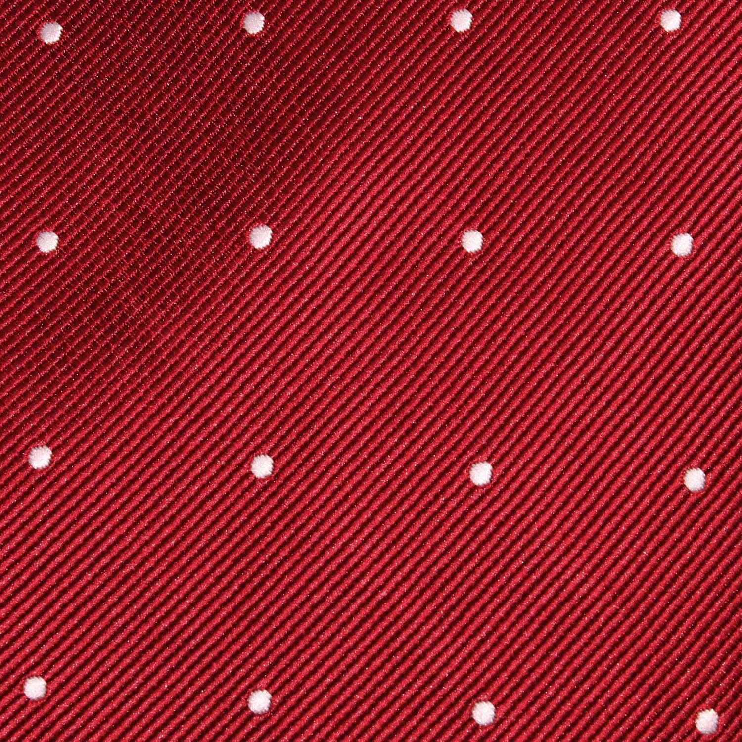Maroon with White Polka Dots Bow Tie - Image 2