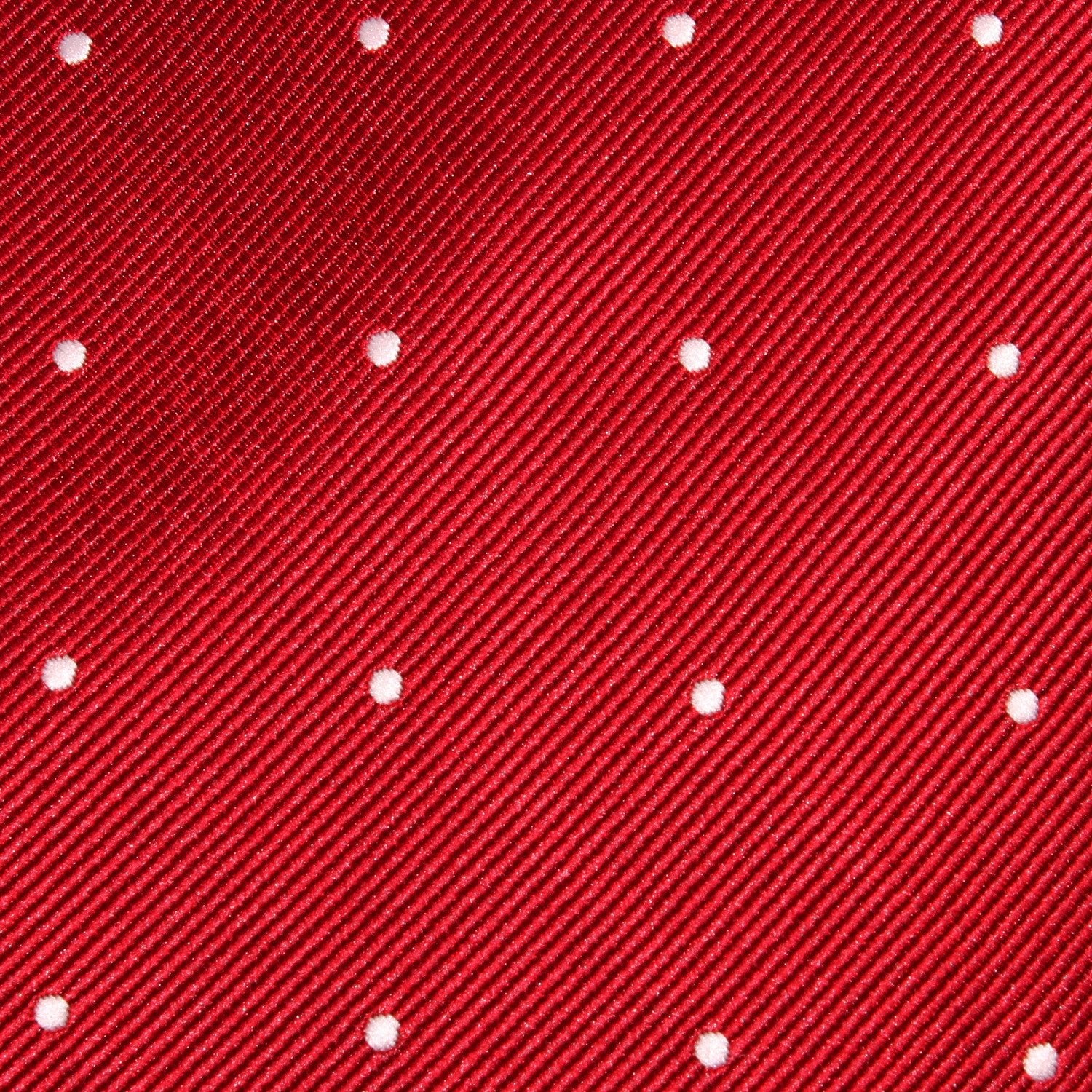 Maroon with White Polka Dots Skinny Tie - Image 5