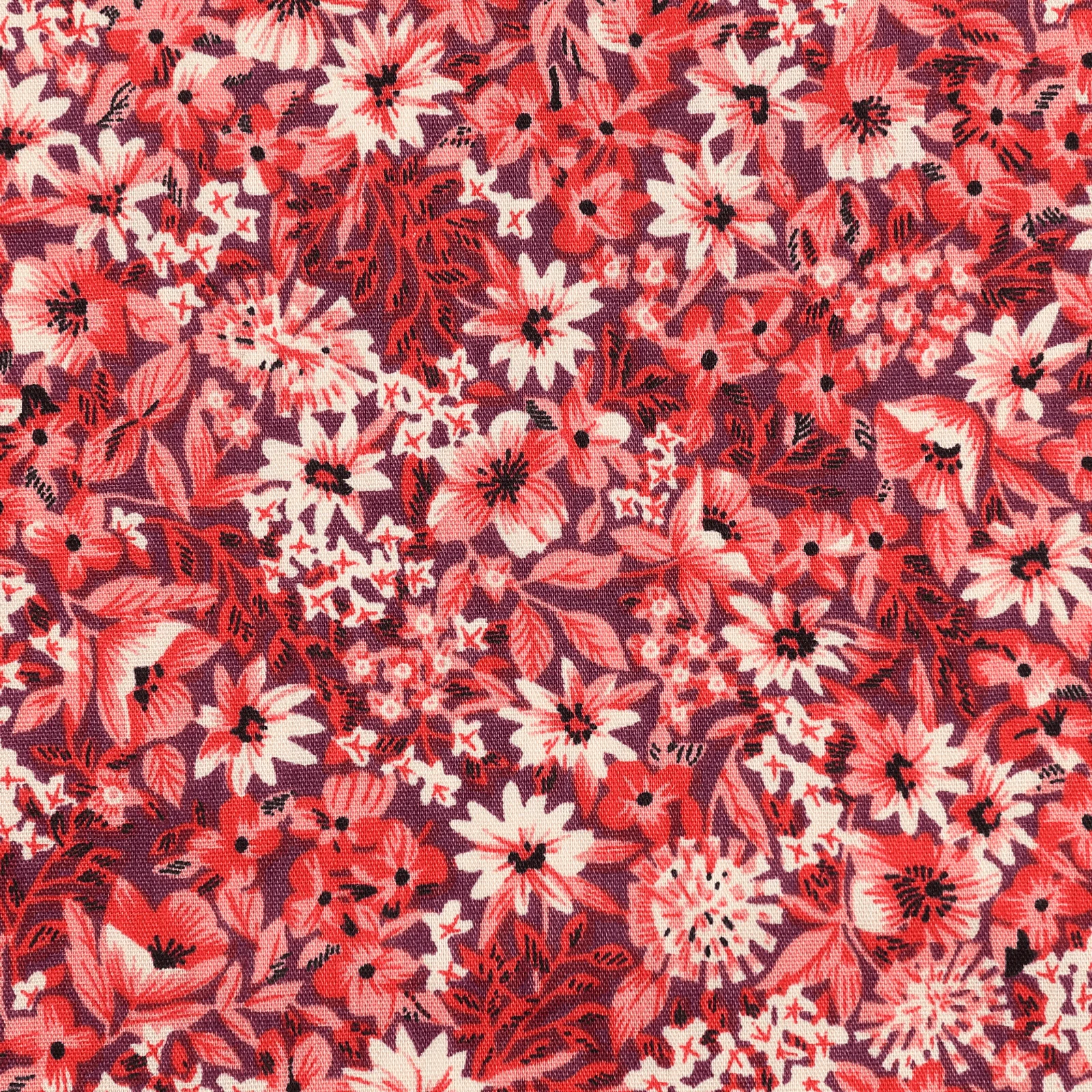 Marrakech Crimson Blossom Skinny Tie - Image 3