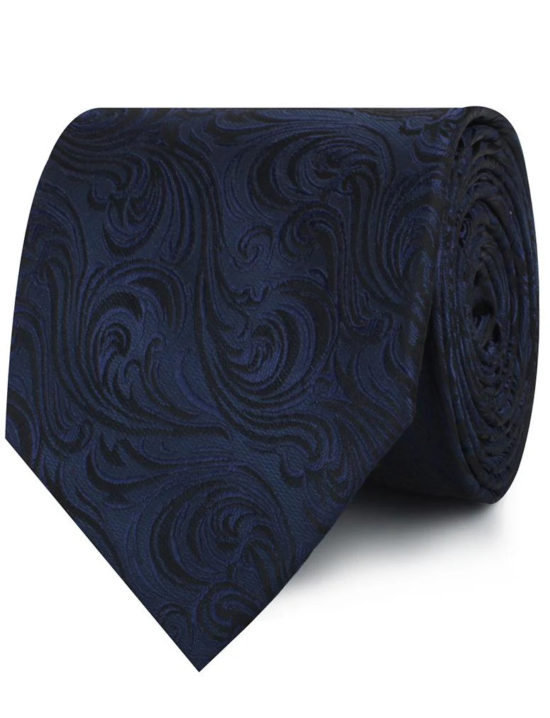 Midnight Blue Khamsin Necktie - Image 2