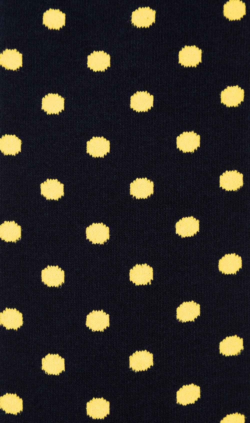 Midnight Blue on Yellow Dot Socks - Image 2
