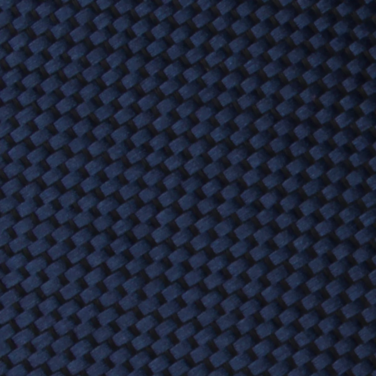 Midnight Blue Oxford Weave Bow Tie - Image 2
