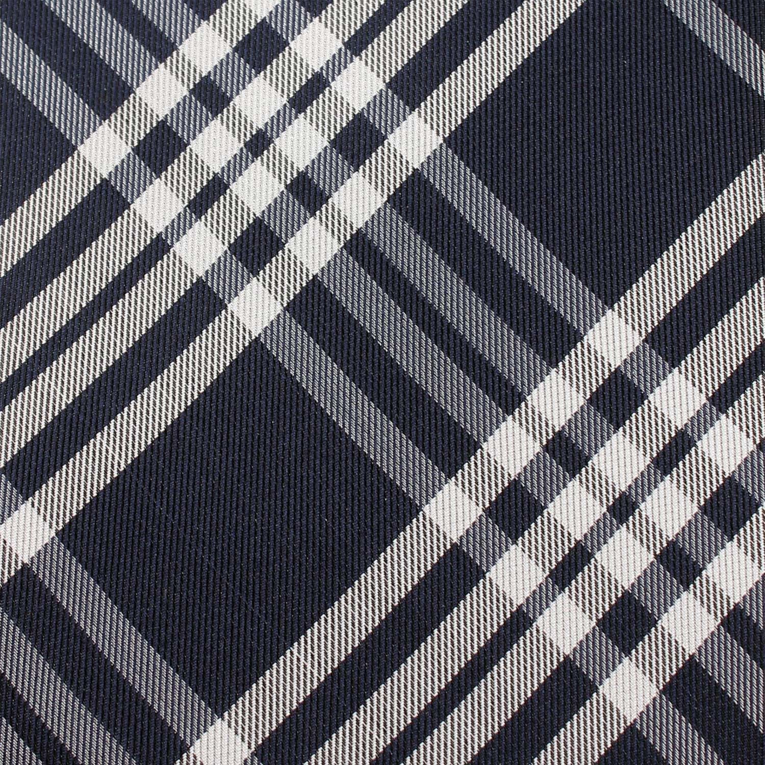 Midnight Blue with White Stripes Bow Tie - Image 2