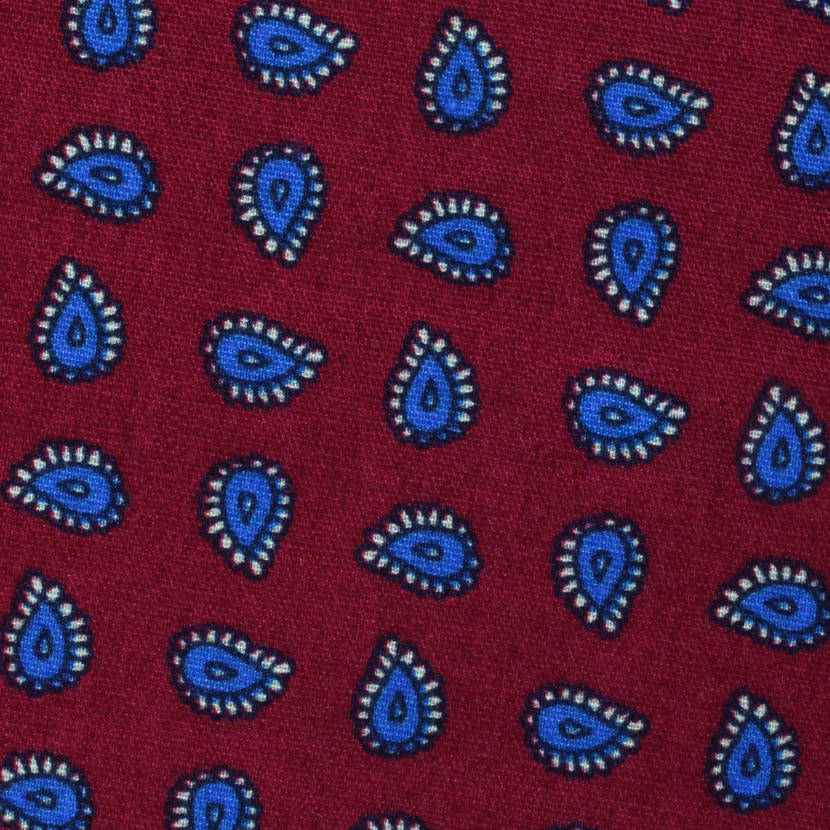 Milano Burgundy Red Paisley Diamond Bow Tie - Image 2