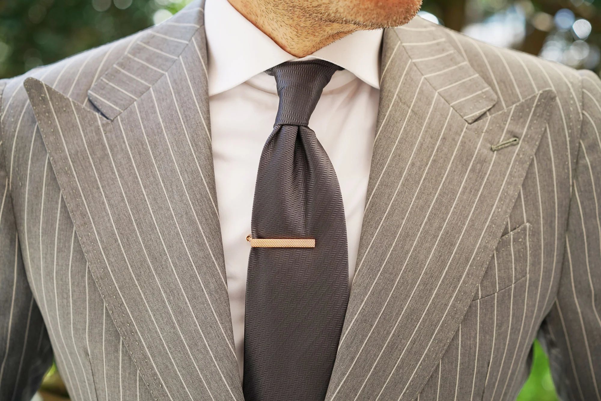 Mini Connery Rose Gold Tie Bar - Image 8