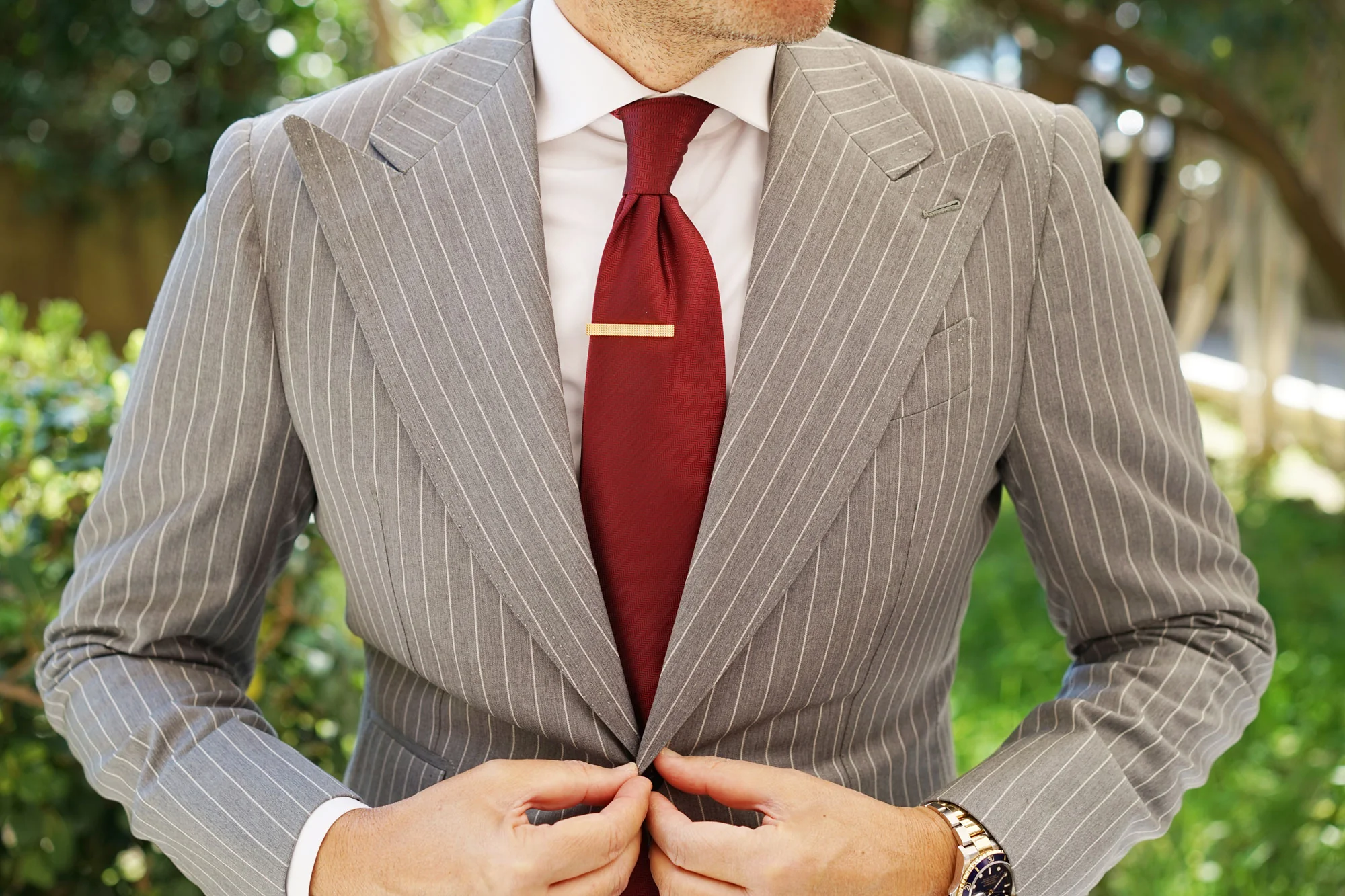 Mini Jay Gatsby Gold Tie Bar - Image 3