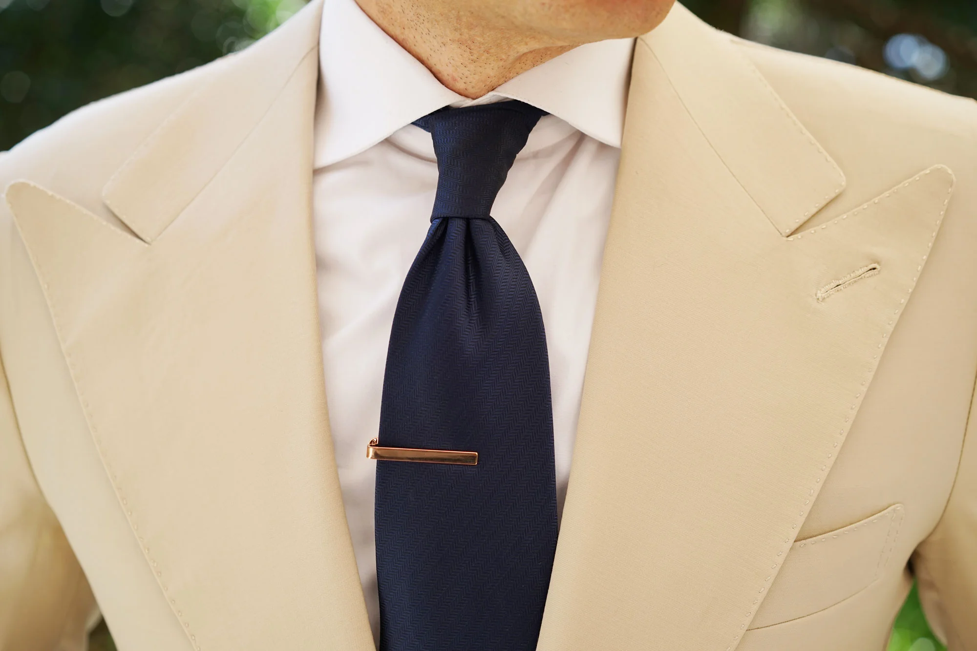Mini Mandalay Rose Gold Tie Bar - Image 7