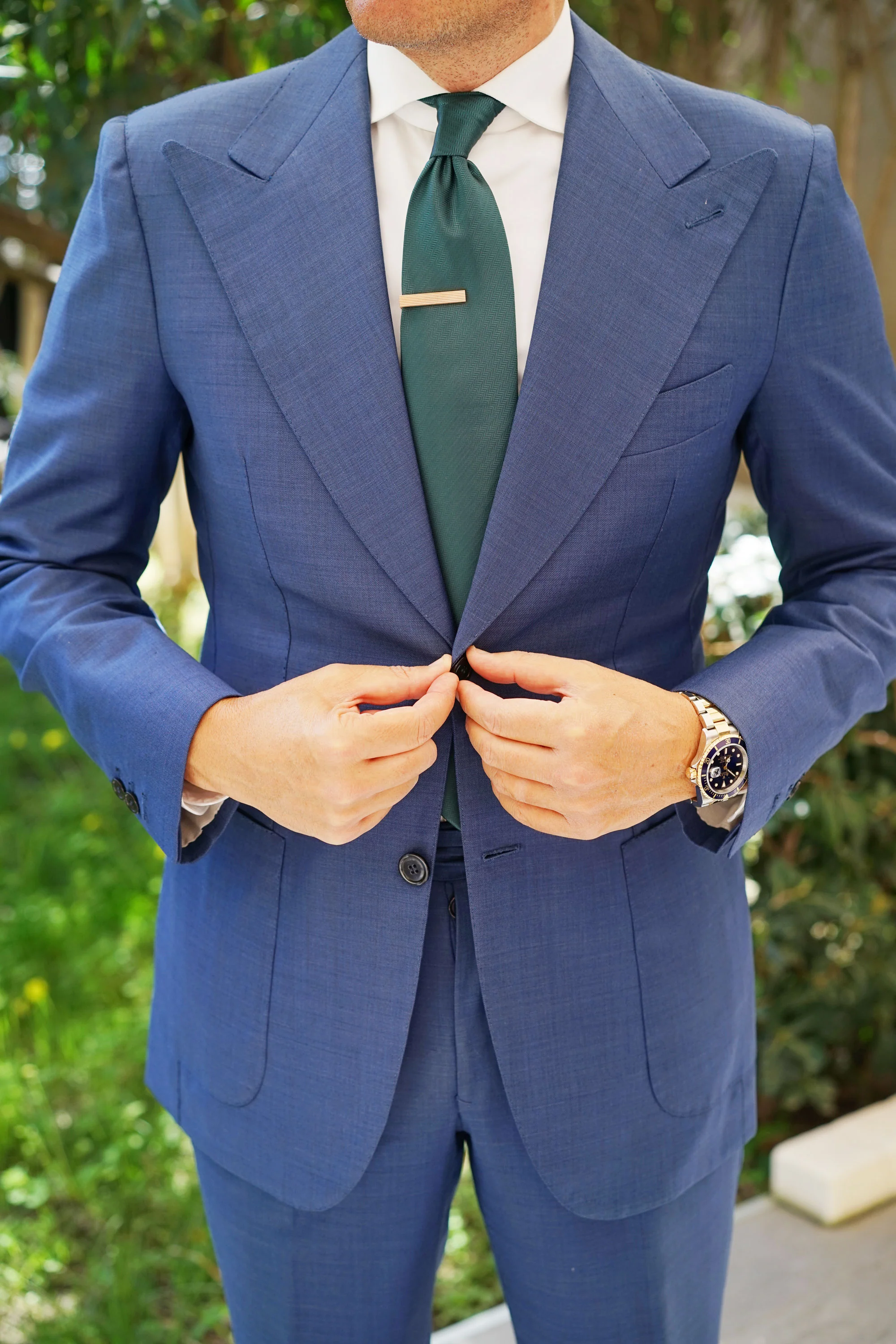 Mini Rose Gold Eddington Tie Bar - Image 4
