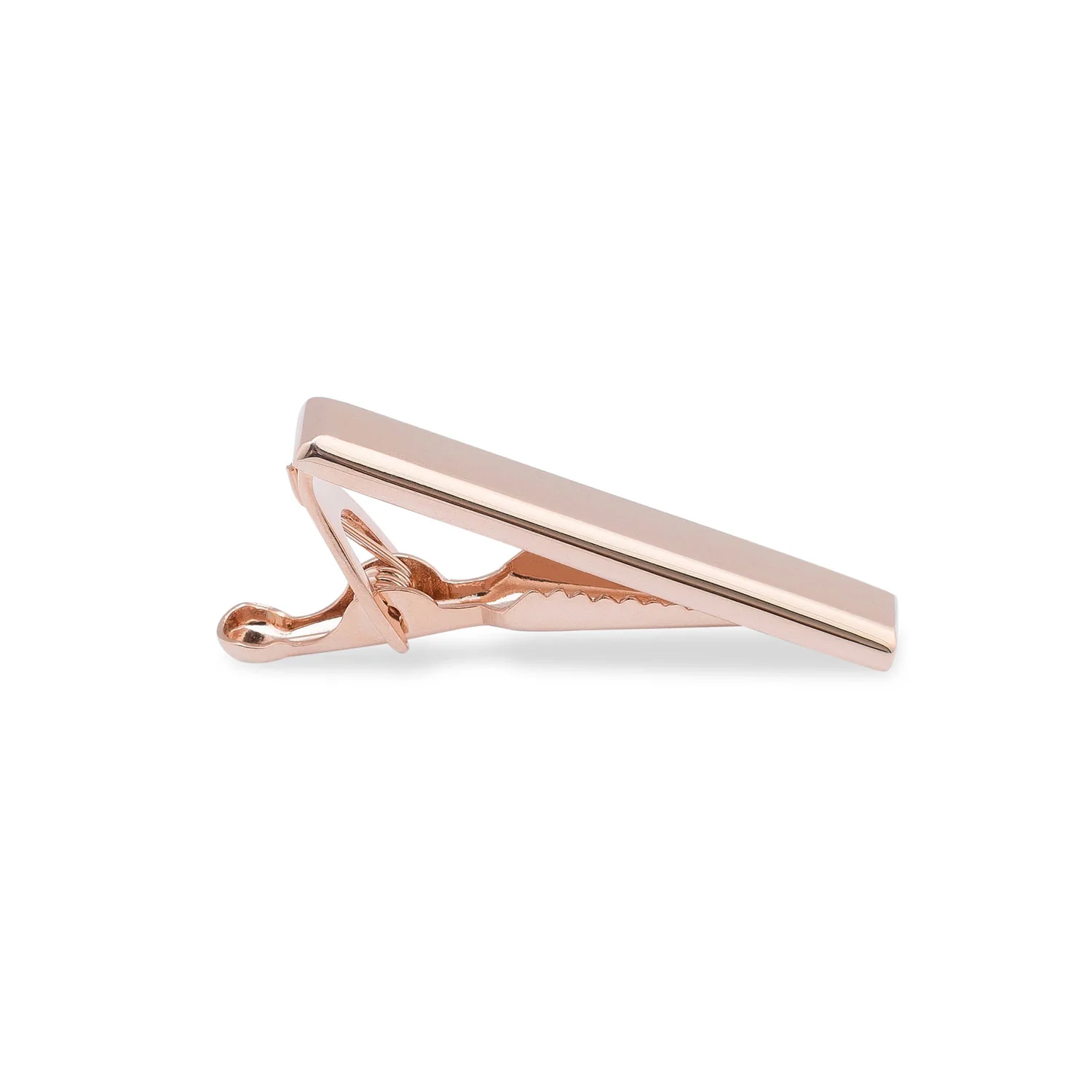 Mini Rose Gold Ingot Tie Bar - Image 2