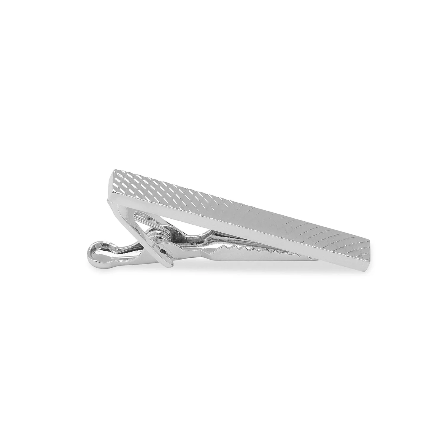 Mini Silver Shark Skin Tie Bar - Image 2