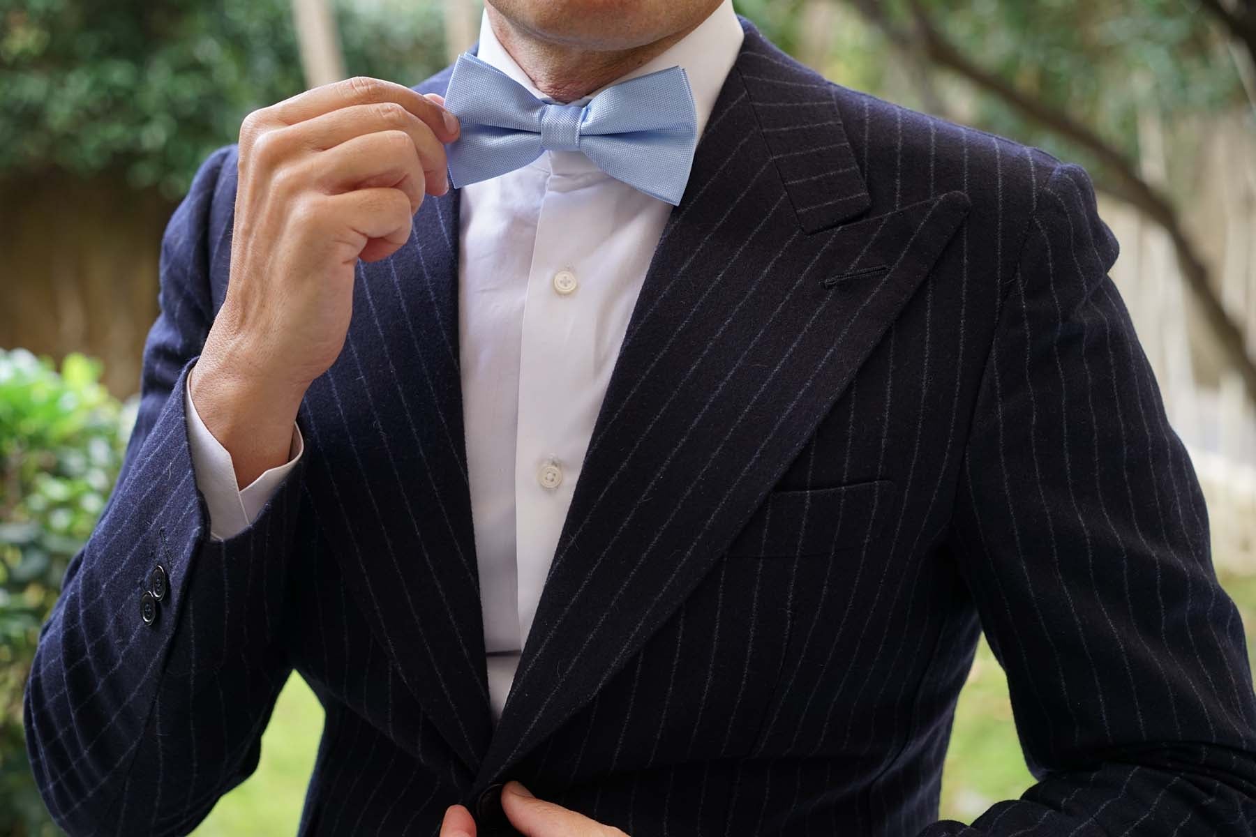 Mint Blue Bow Tie - Image 3