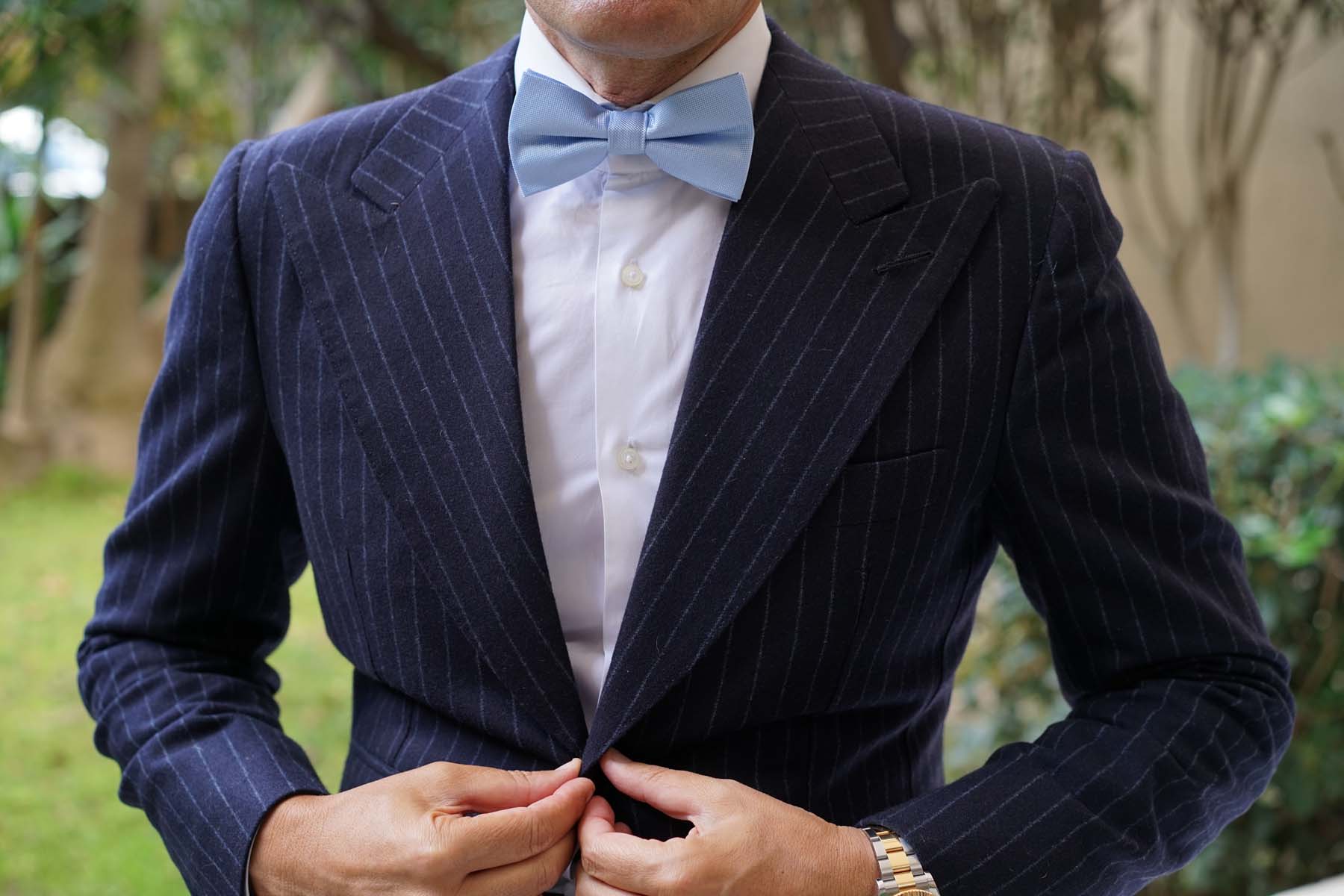 Mint Blue Bow Tie - Image 5
