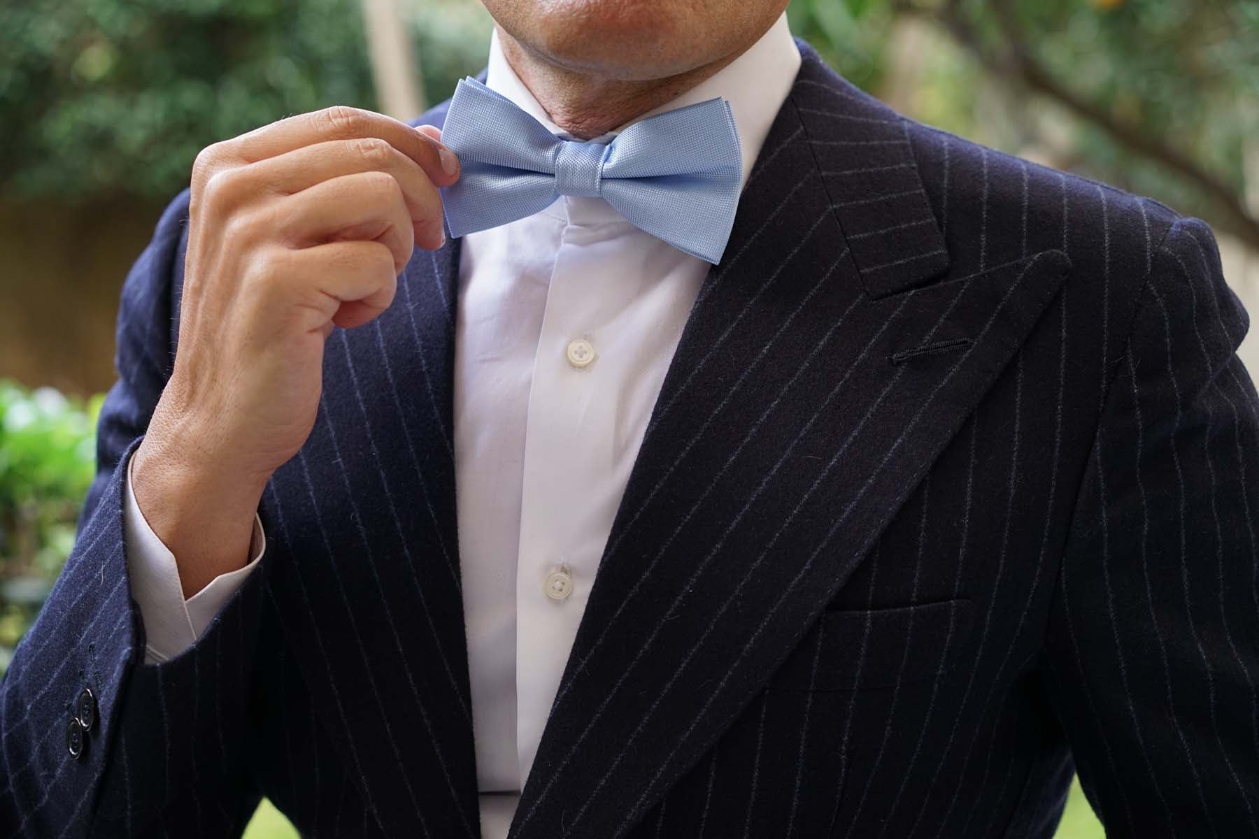 Mint Blue Bow Tie - Image 7