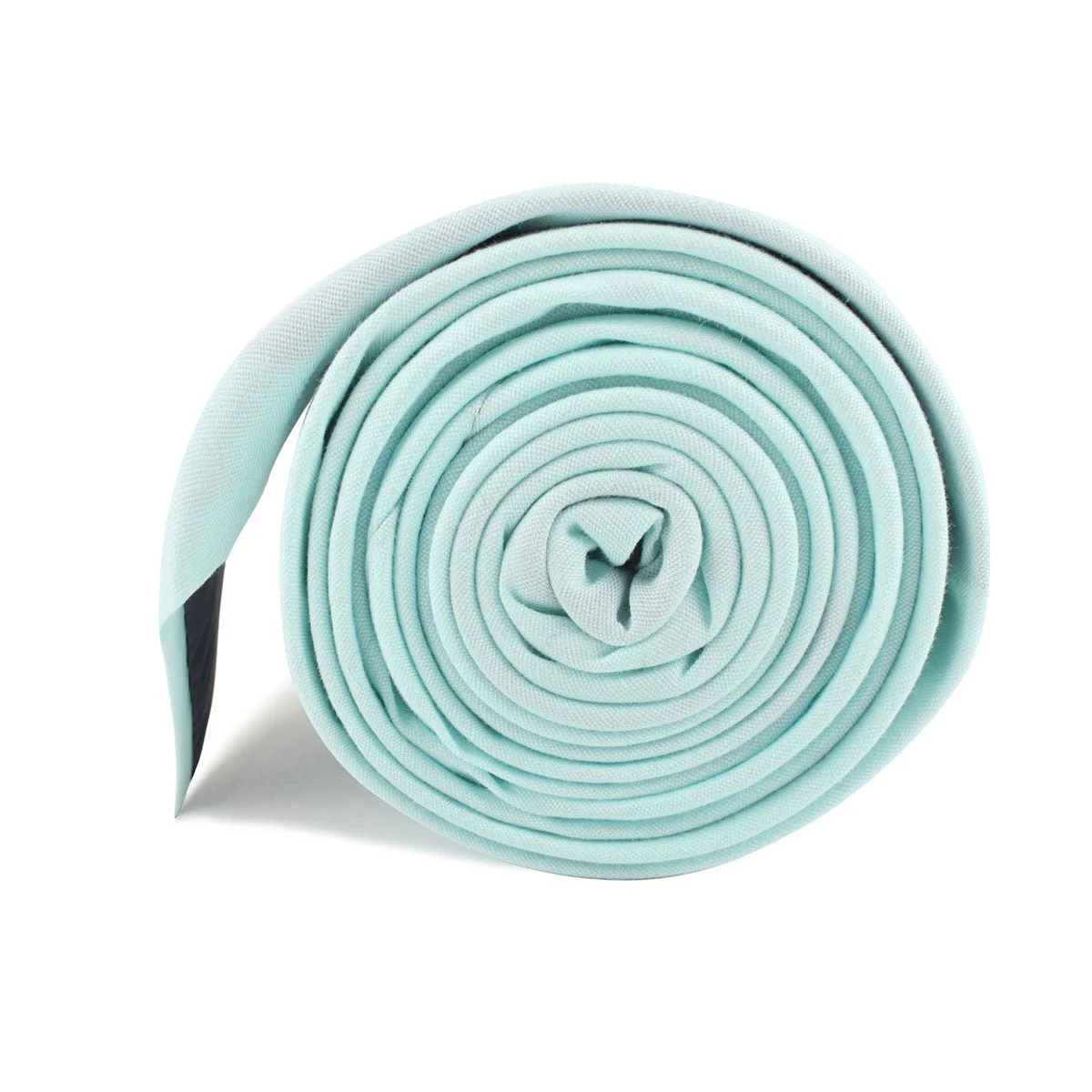 Mint Blue Cotton Necktie - Image 4