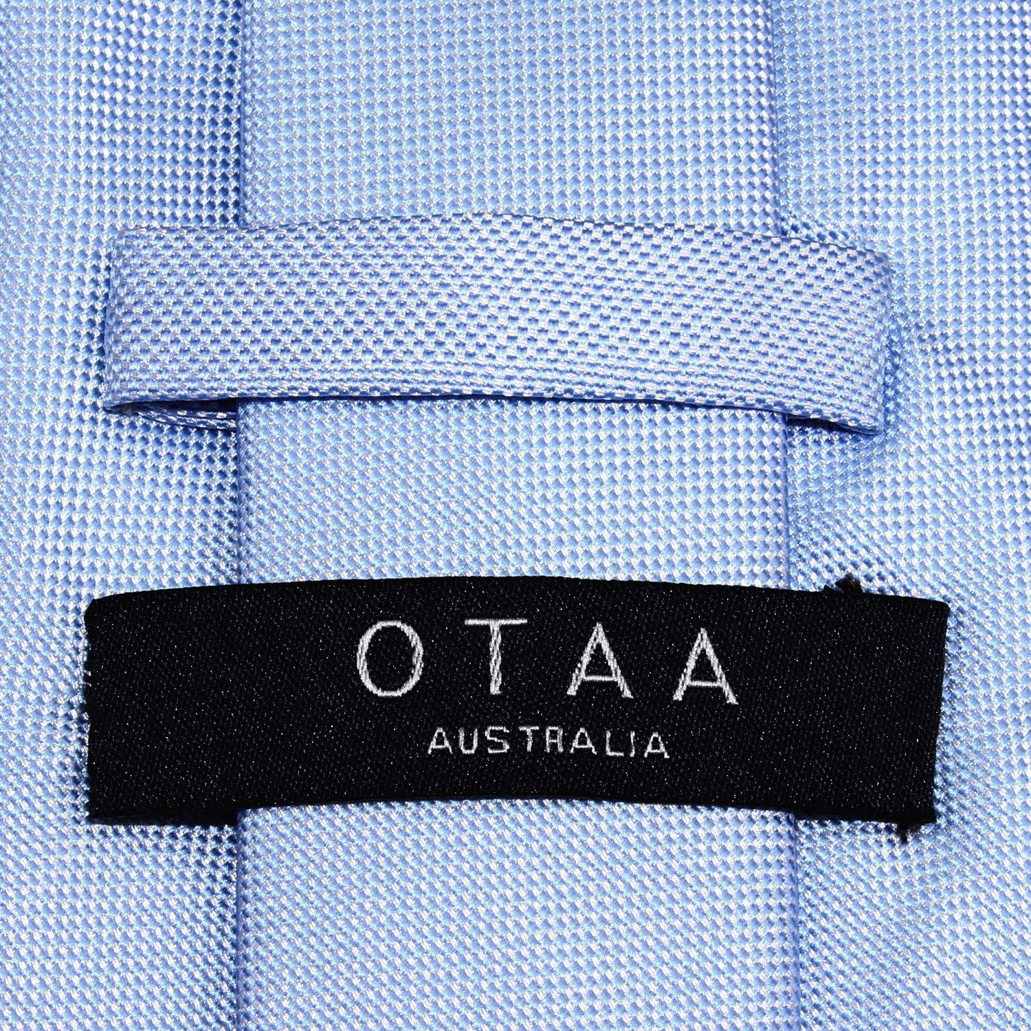 Mint Blue Skinny Tie - Image 4