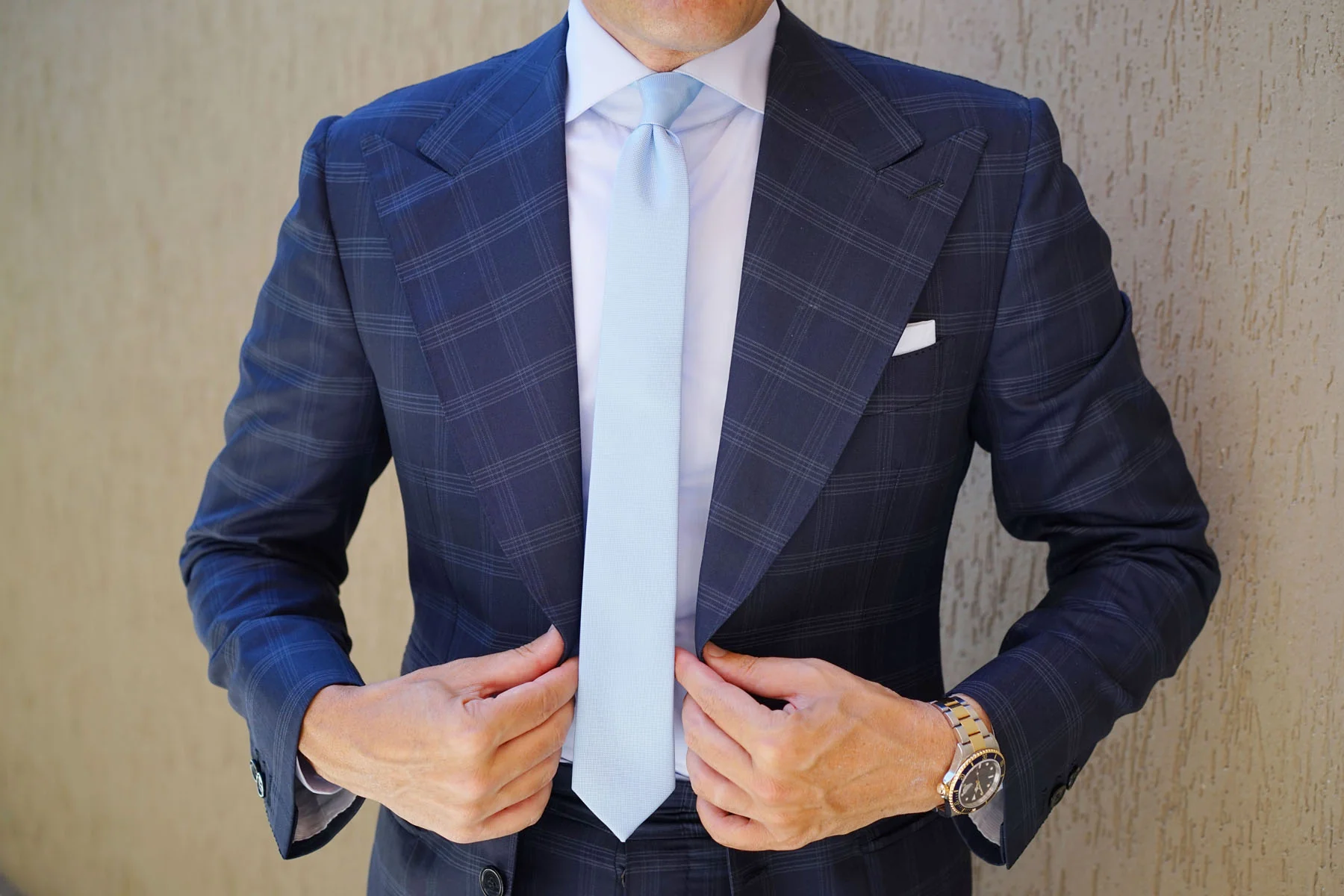 Mint Blue Skinny Tie - Image 8