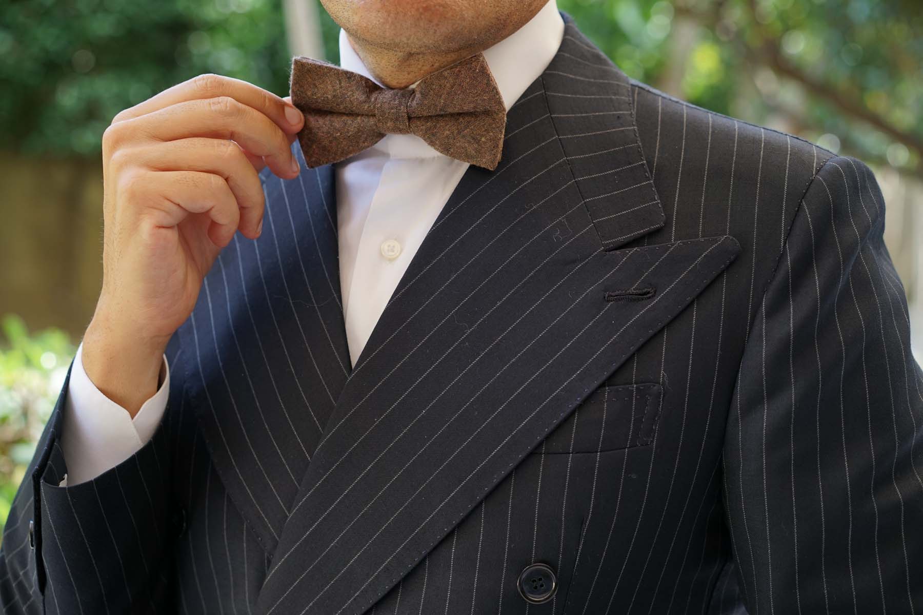 Monaco Brown Bow Tie - Image 5