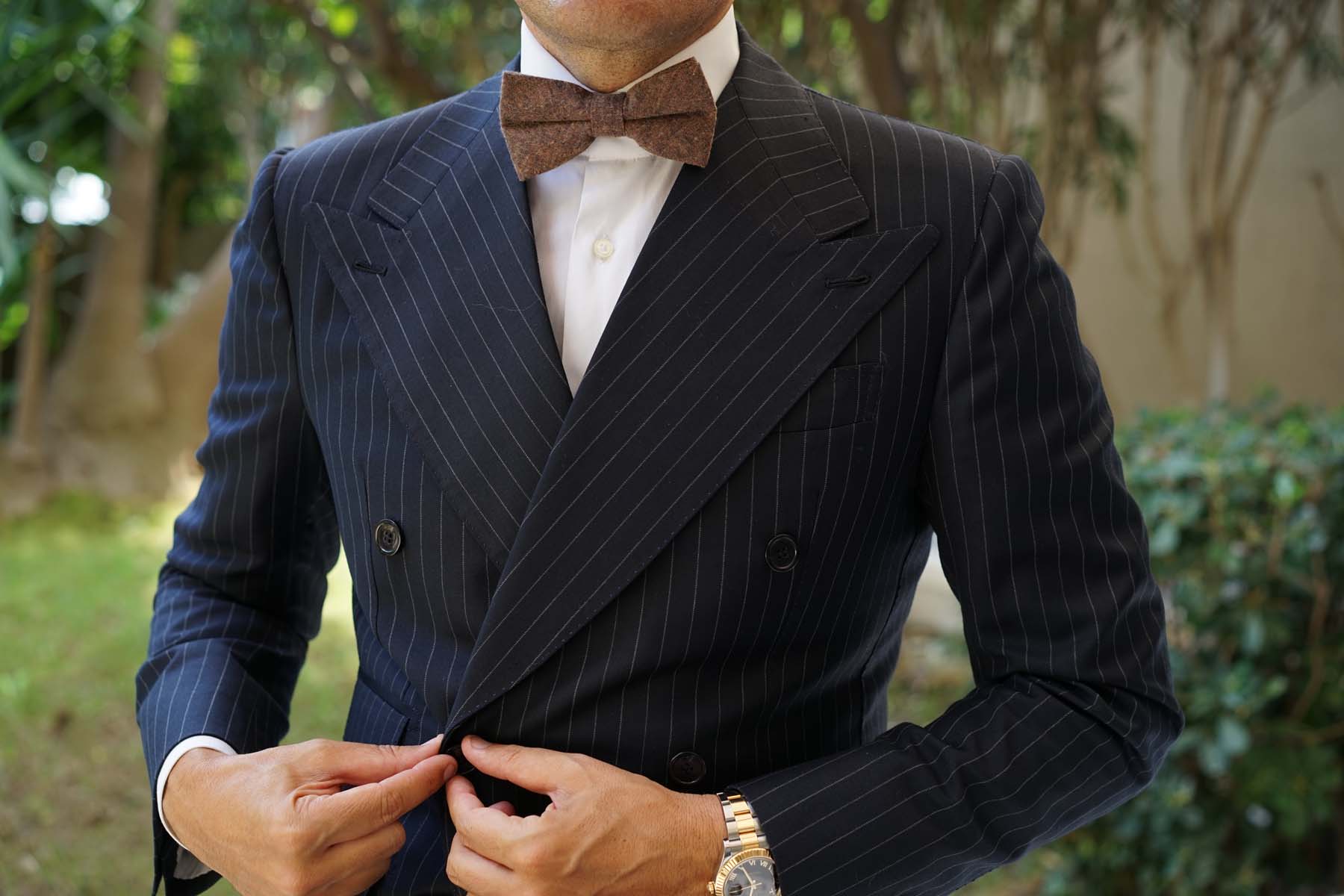 Monaco Brown Bow Tie - Image 6