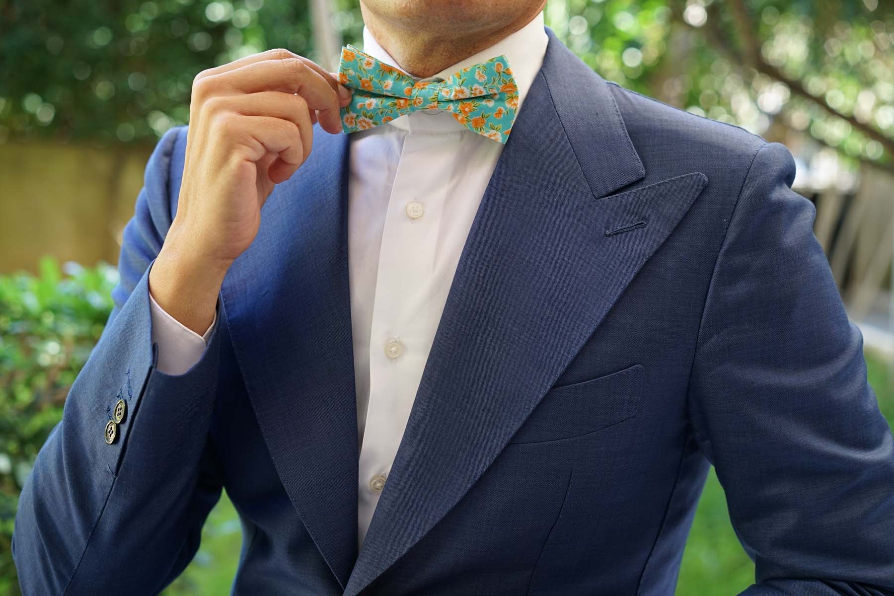 Monaco Floral Bow Tie - Image 3