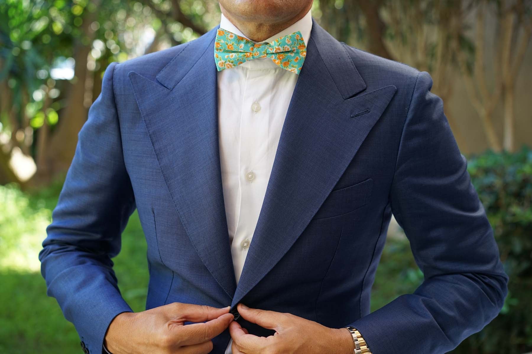Monaco Floral Bow Tie - Image 6