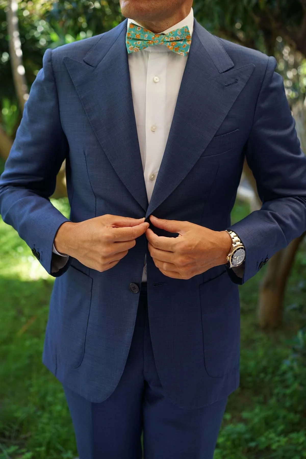 Monaco Floral Bow Tie - Image 7