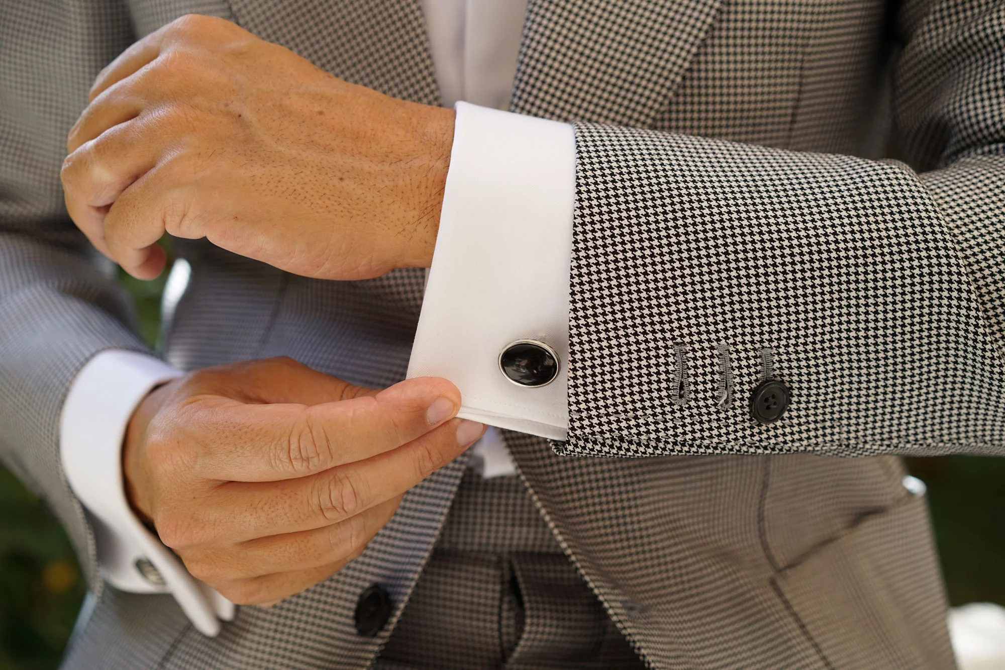 Monolith Black Stone Cufflinks - Image 8