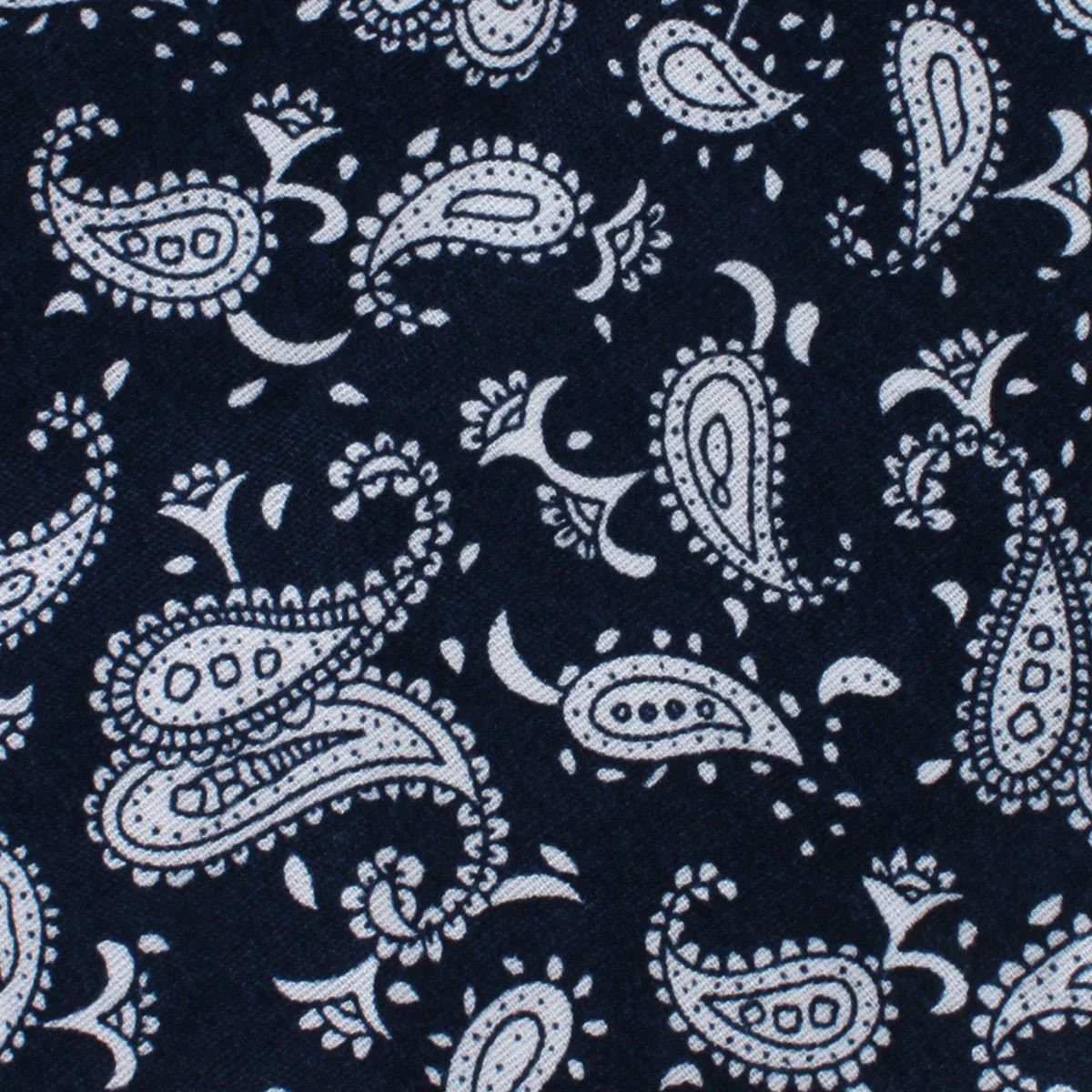 Moroccan Blue Paisley Necktie - Image 3