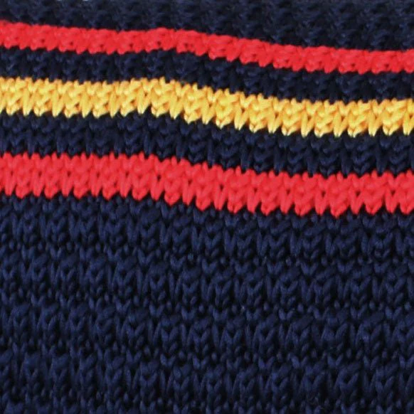 Moroccan Striped Knitted Tie - Image 2