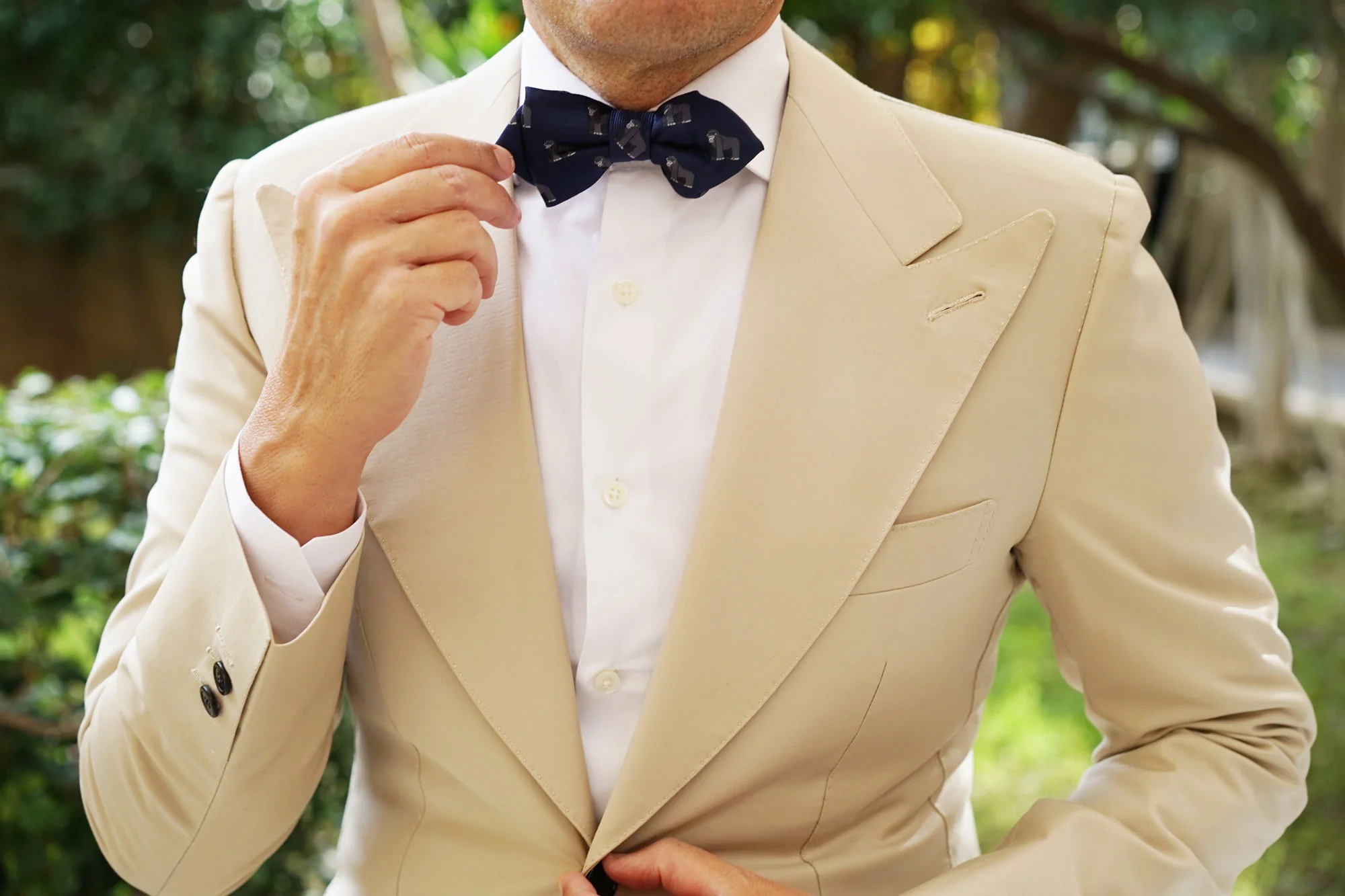 Mountain Gorilla Diamond Bow Tie - Image 5