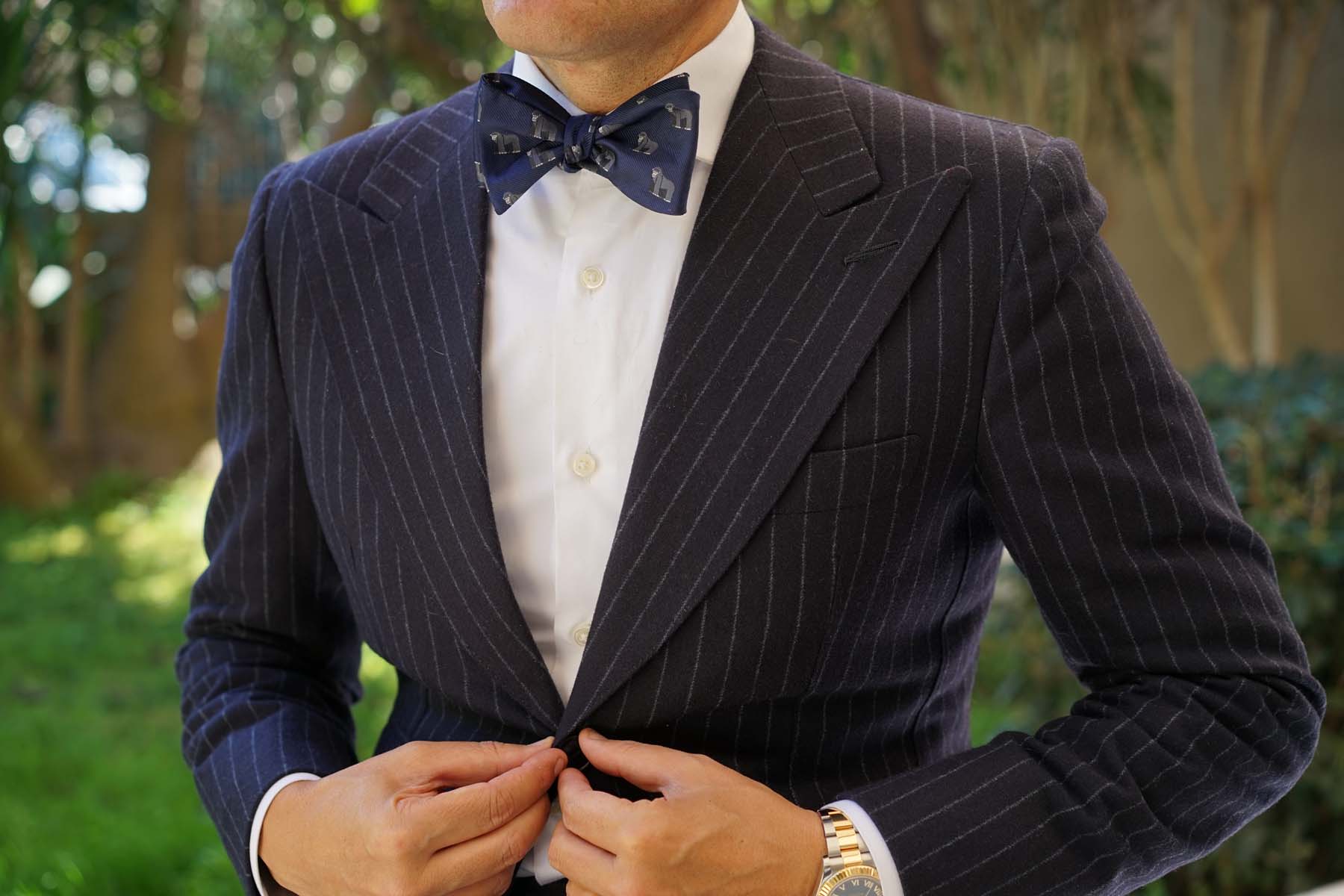 Mountain Gorilla Self Bow Tie - Image 4
