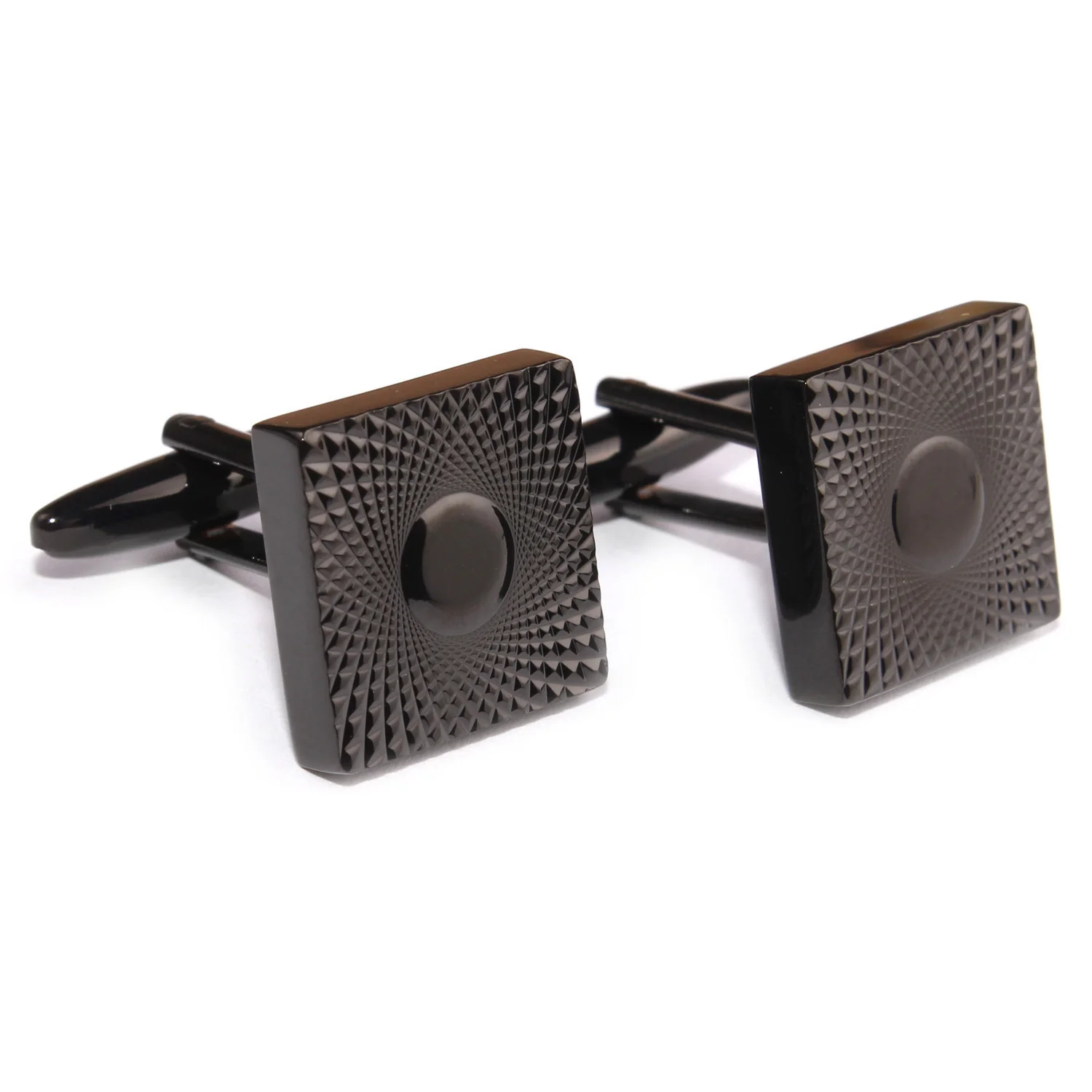 Mr Bond Black Cufflinks - Image 2