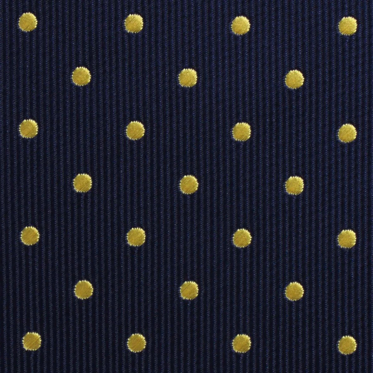 Mr Churchill Yellow Dots Self Bow Tie - Image 3