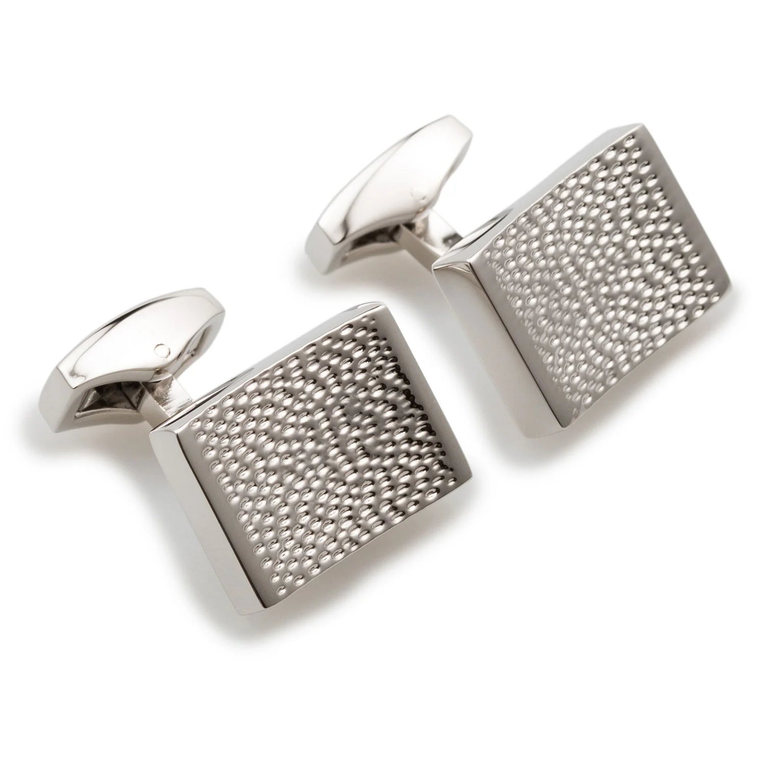 Mr Hanks Silver Cufflinks - Image 2