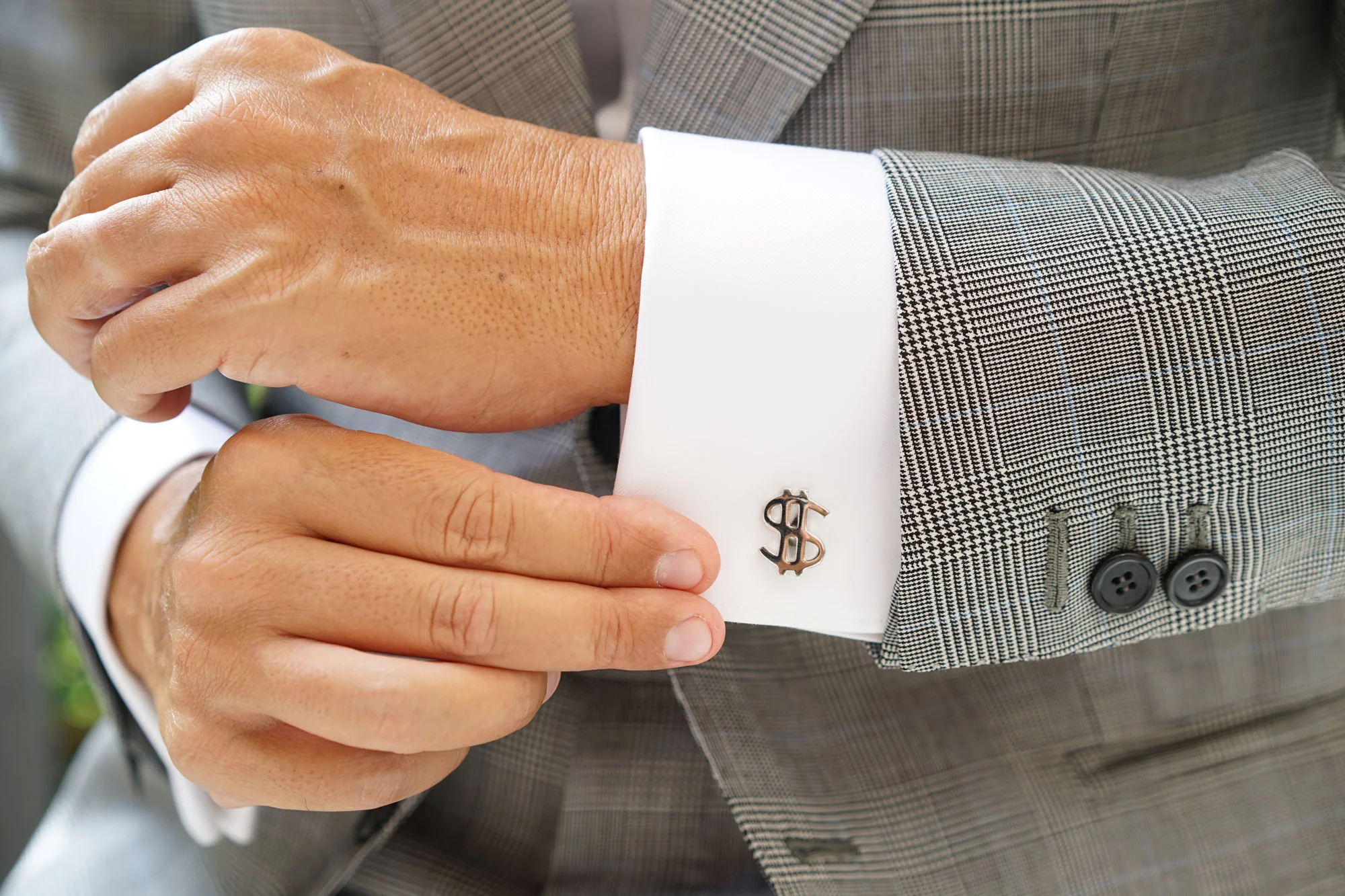 Mr. Money Bags Cufflinks - Image 6