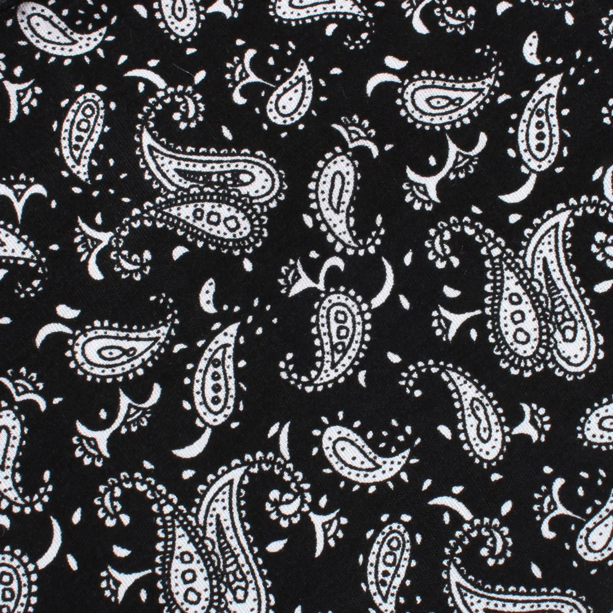 Mr Pollard Black Paisley Pocket Square - Image 2