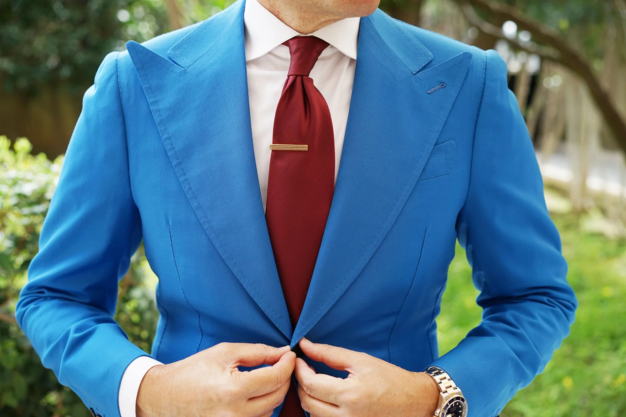 Mr. Showbiz Mini Gold Tie Bar - Image 3