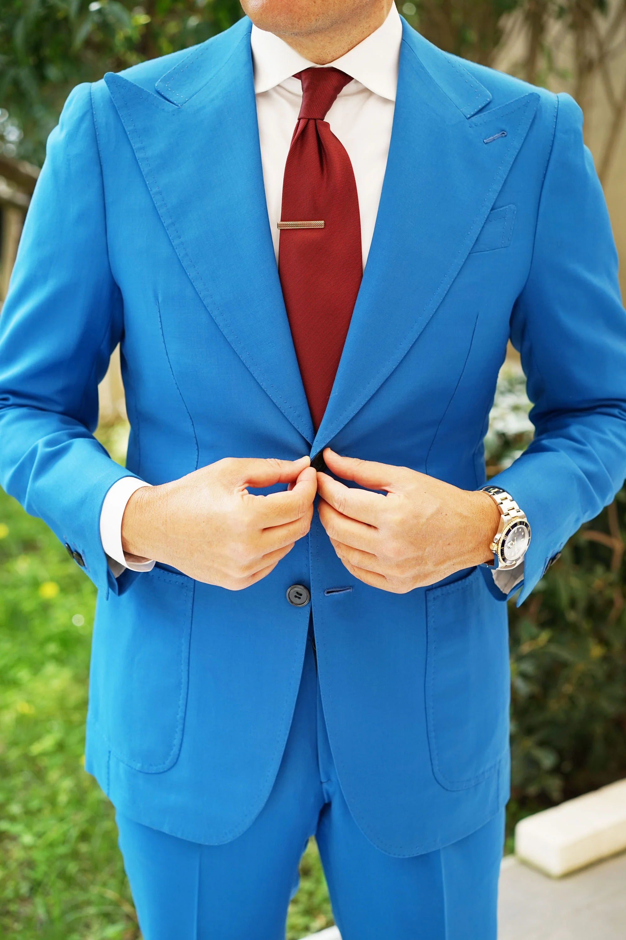 Mr. Showbiz Mini Rose Gold Tie Bar - Image 4