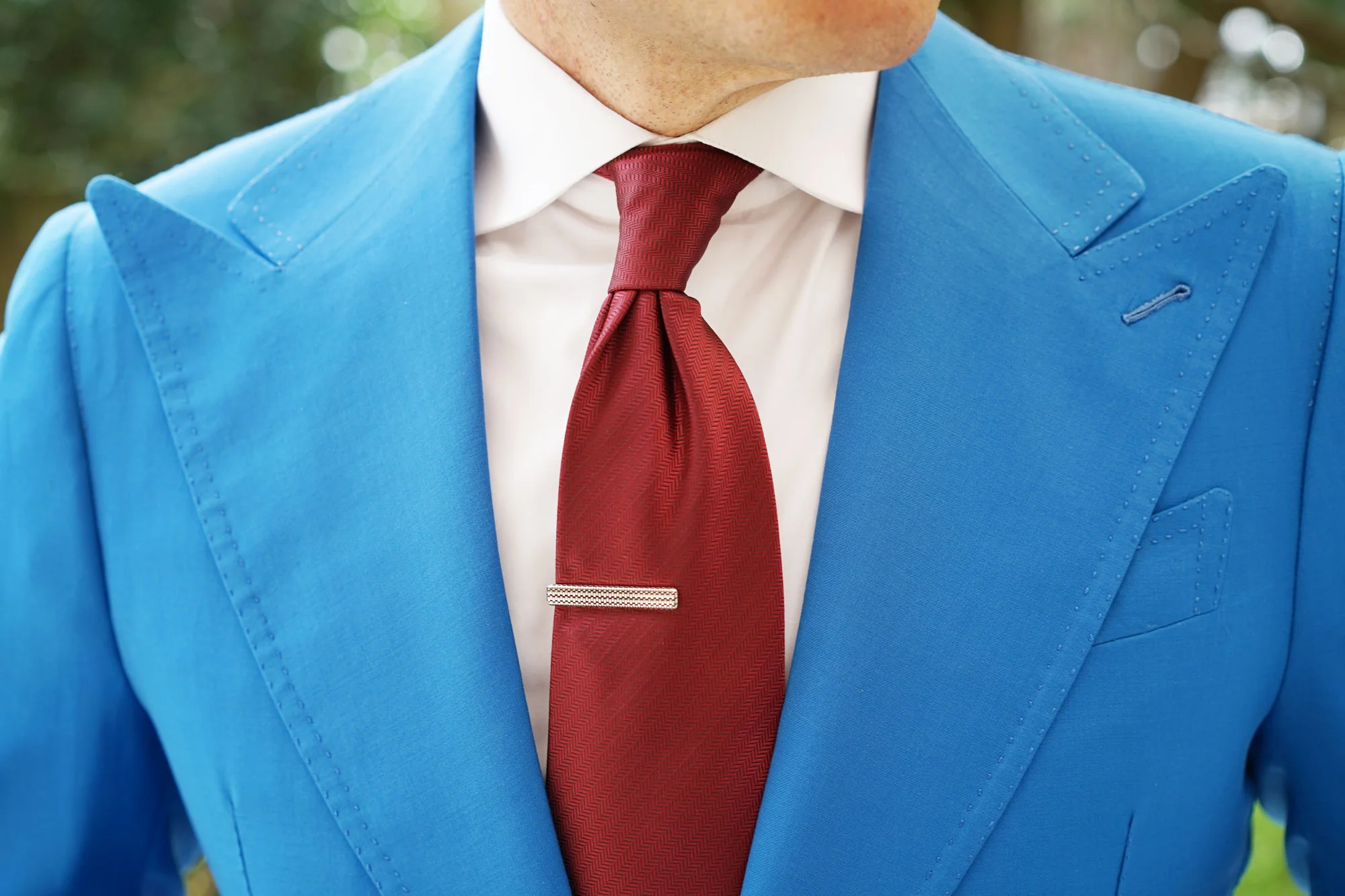 Mr. Showbiz Mini Silver Tie Bar - Image 8