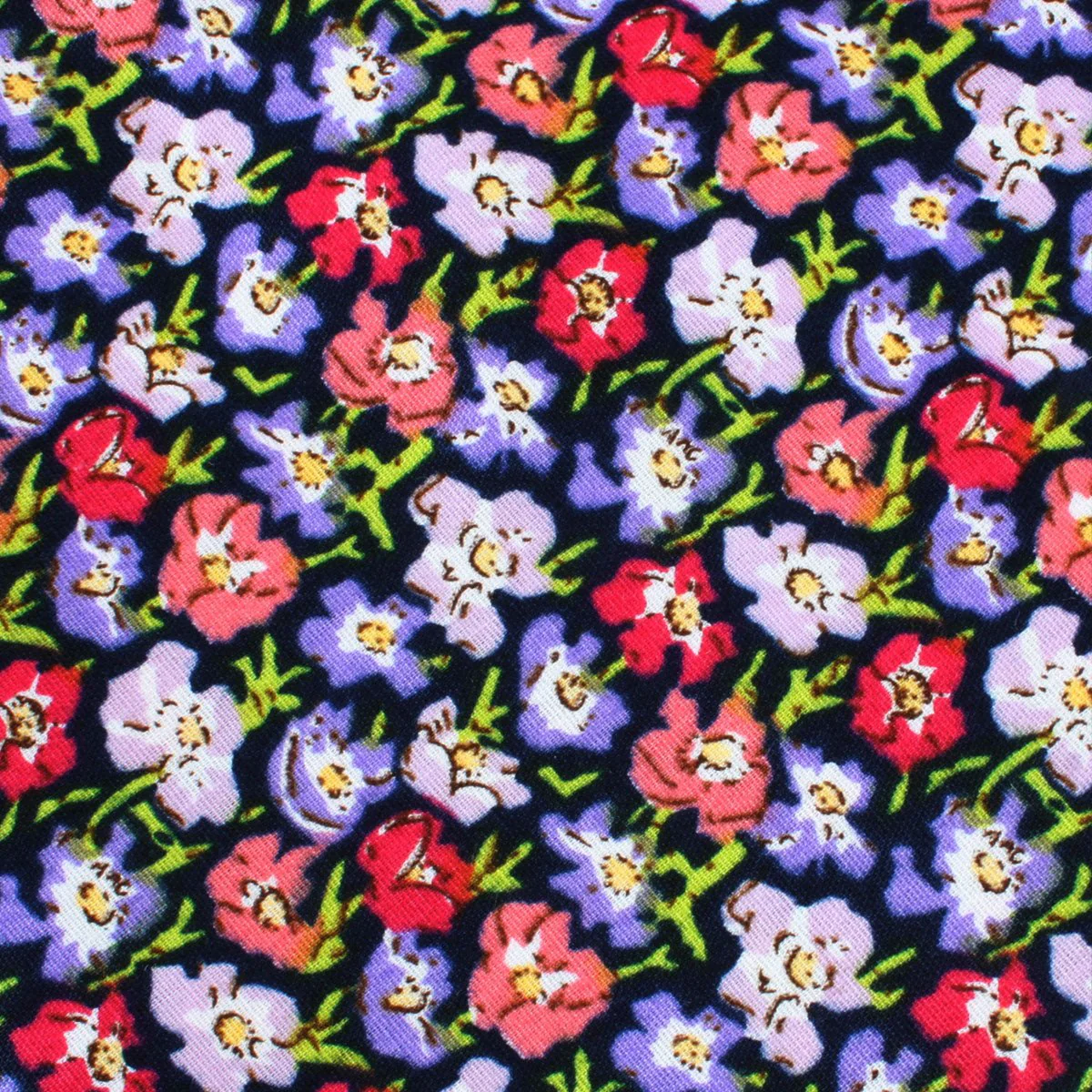 Murcia Purple Floral Necktie - Image 3