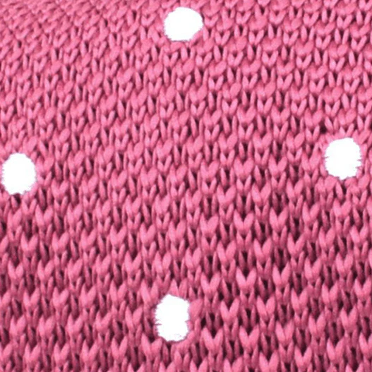 Musk Pink Knitted Tie - Image 2