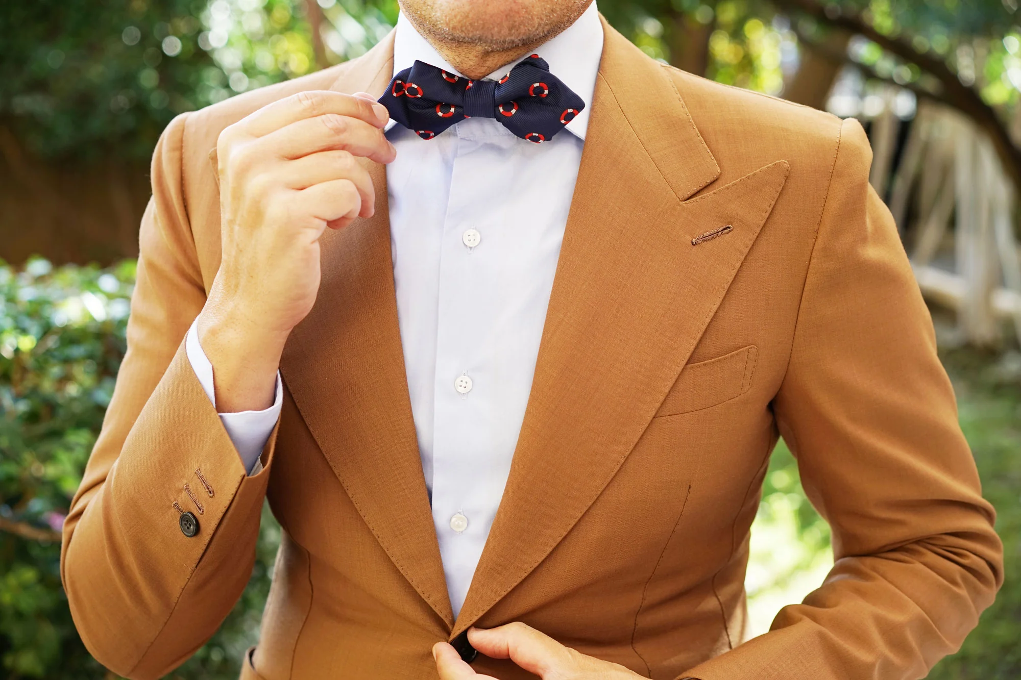 Nautical Float Diamond Bow Tie - Image 5