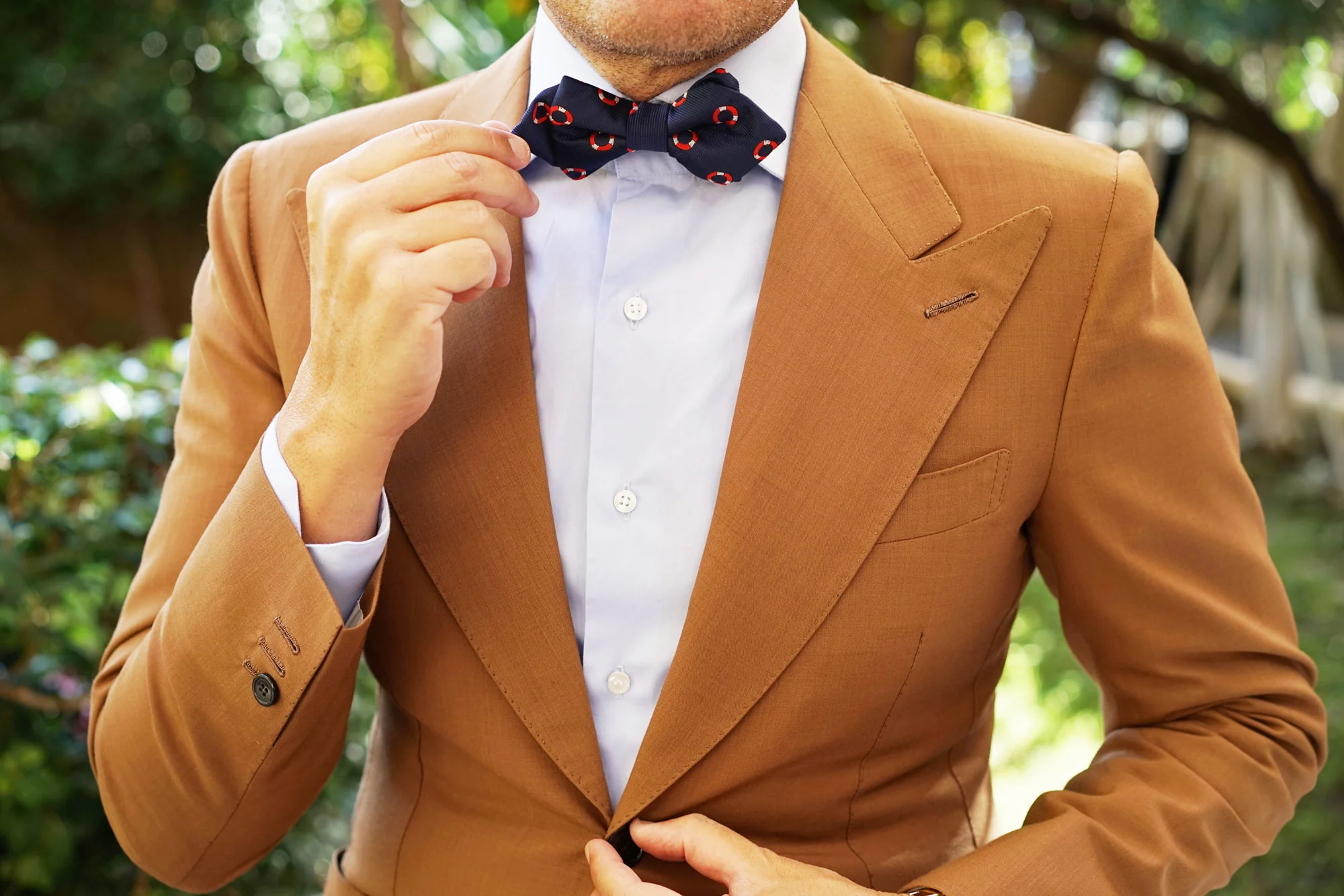 Nautical Float Diamond Bow Tie - Image 6
