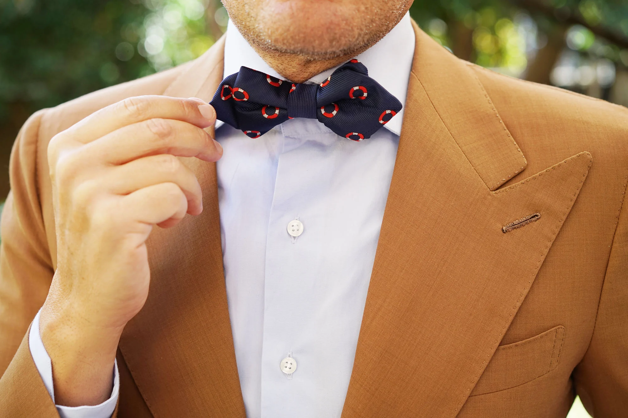 Nautical Float Diamond Bow Tie - Image 7